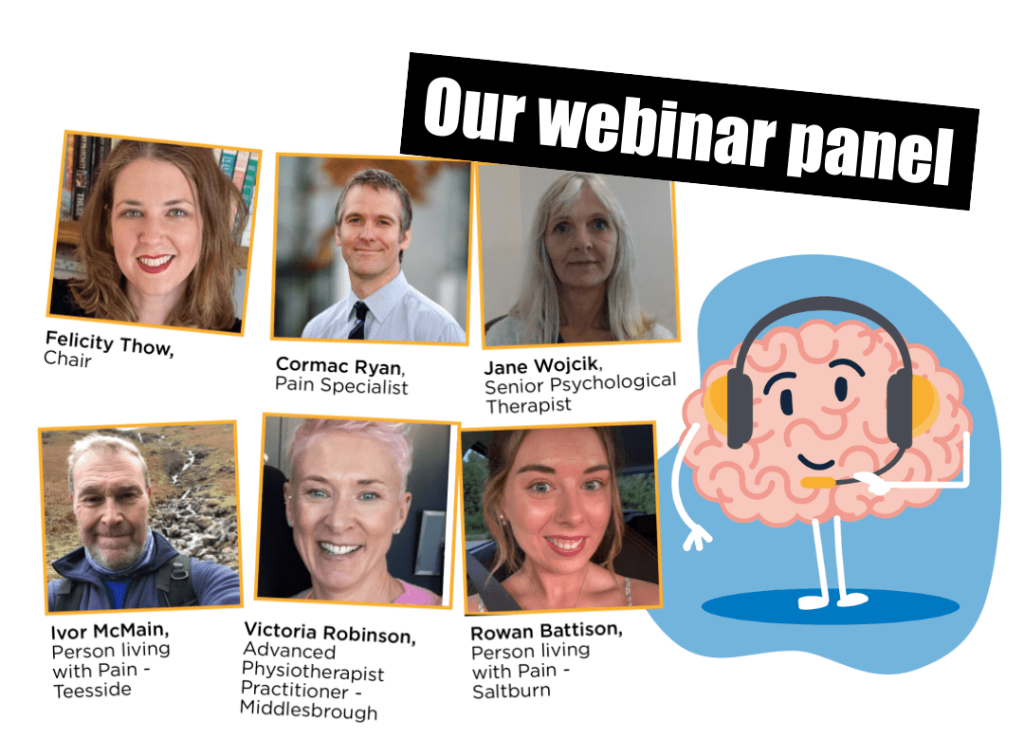 Photographs of the webinar panel: Felicity Thow, Cormac Ryan, Jane Wojcik, Ivor McMain, Victoria Robinson, Rowan Battison.