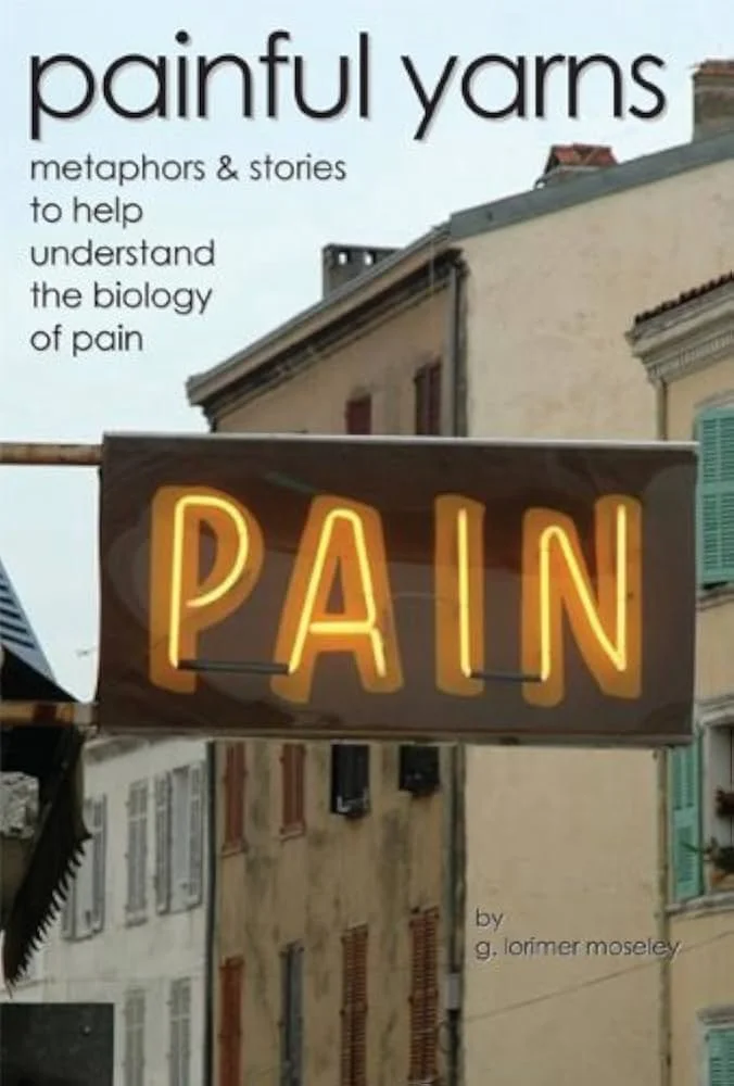 The book cover for Painful Yarns.