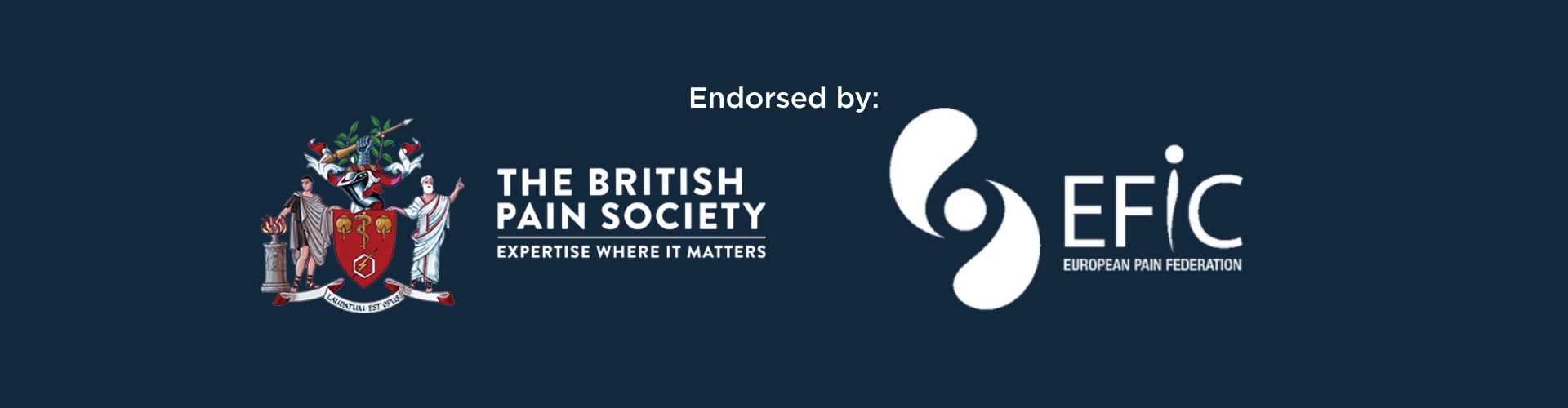 Endorsed by the British Pain Society and EFIC