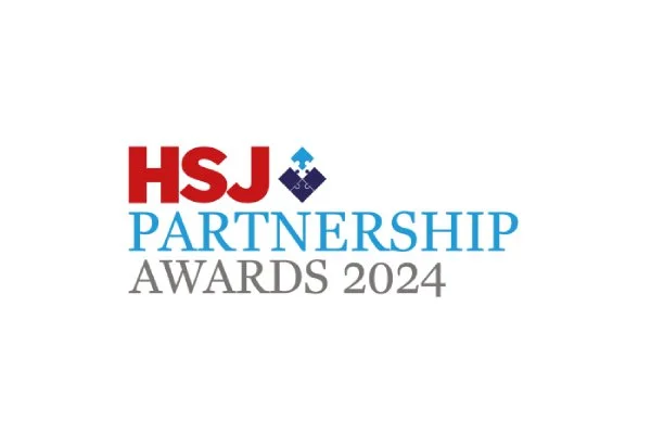 The logo for the HSJ Partnership Awards 2024.