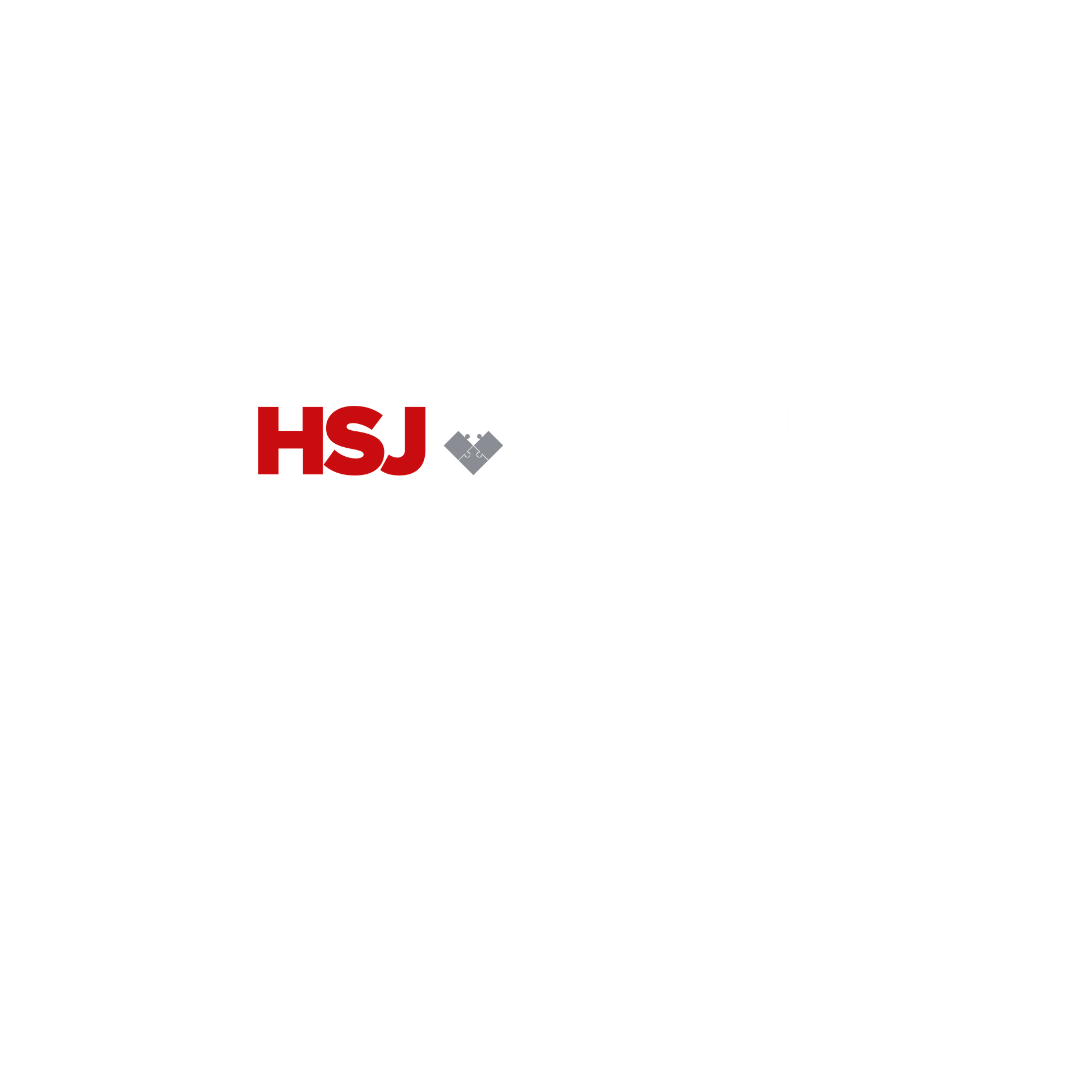 Logo for HSJ Partnership Awards: Highly Commended - Best Educational Programme for the NHS.