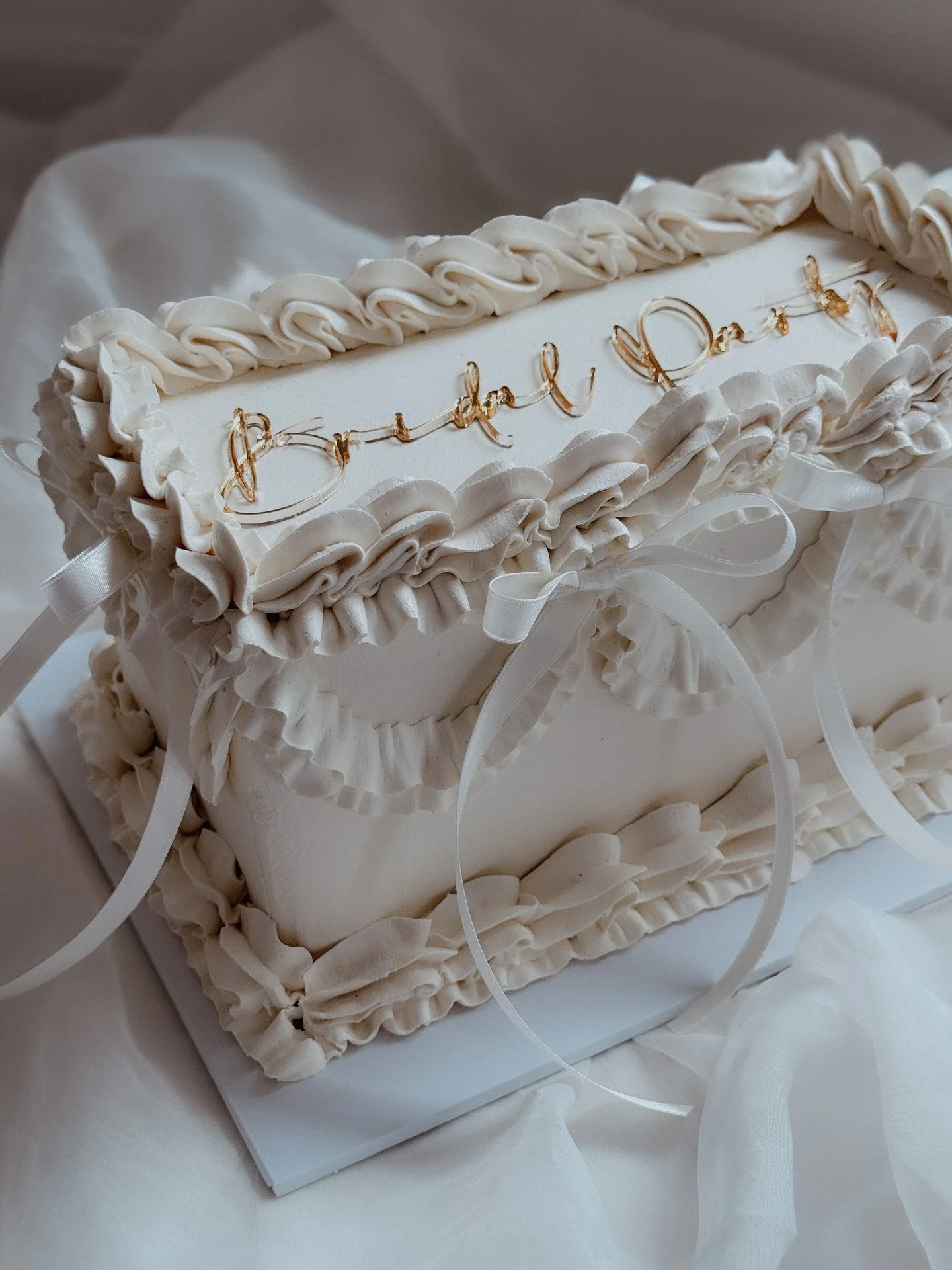 Even the wedding planning needs a cake. This was a cake request for the first &lsquo;get together&rsquo; and &lsquo;hen do&rsquo; planning meeting of the Bride &amp; Bridesmaids&hellip;.fizz &amp; cake all round! Let the 2026 wedding planning commenc