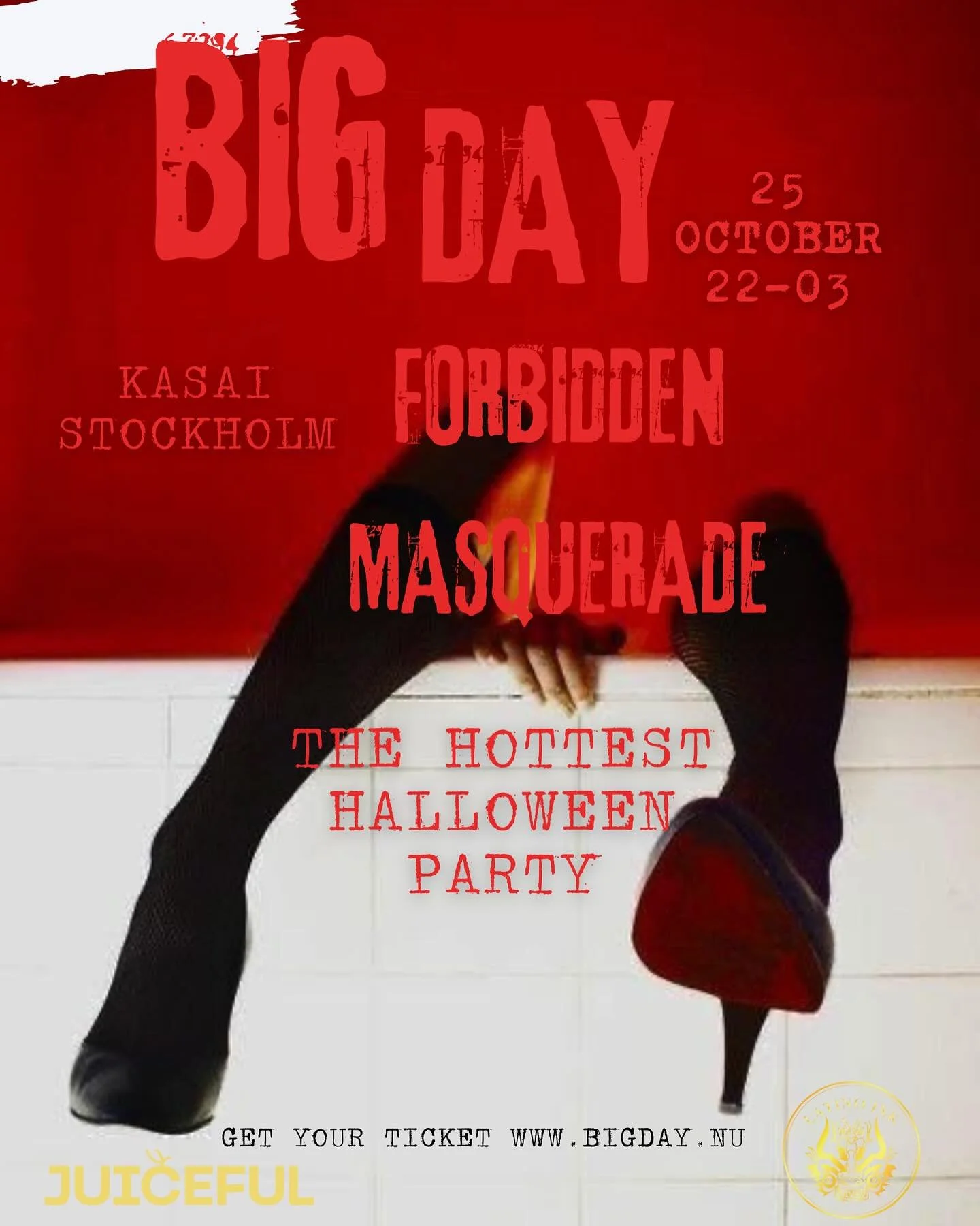 Big day bjuder in till hottest Halloween party p&aring; @wearekasai @kyoto_nightclub 25/10 biljetterna finns p&aring; www.bigday.nu