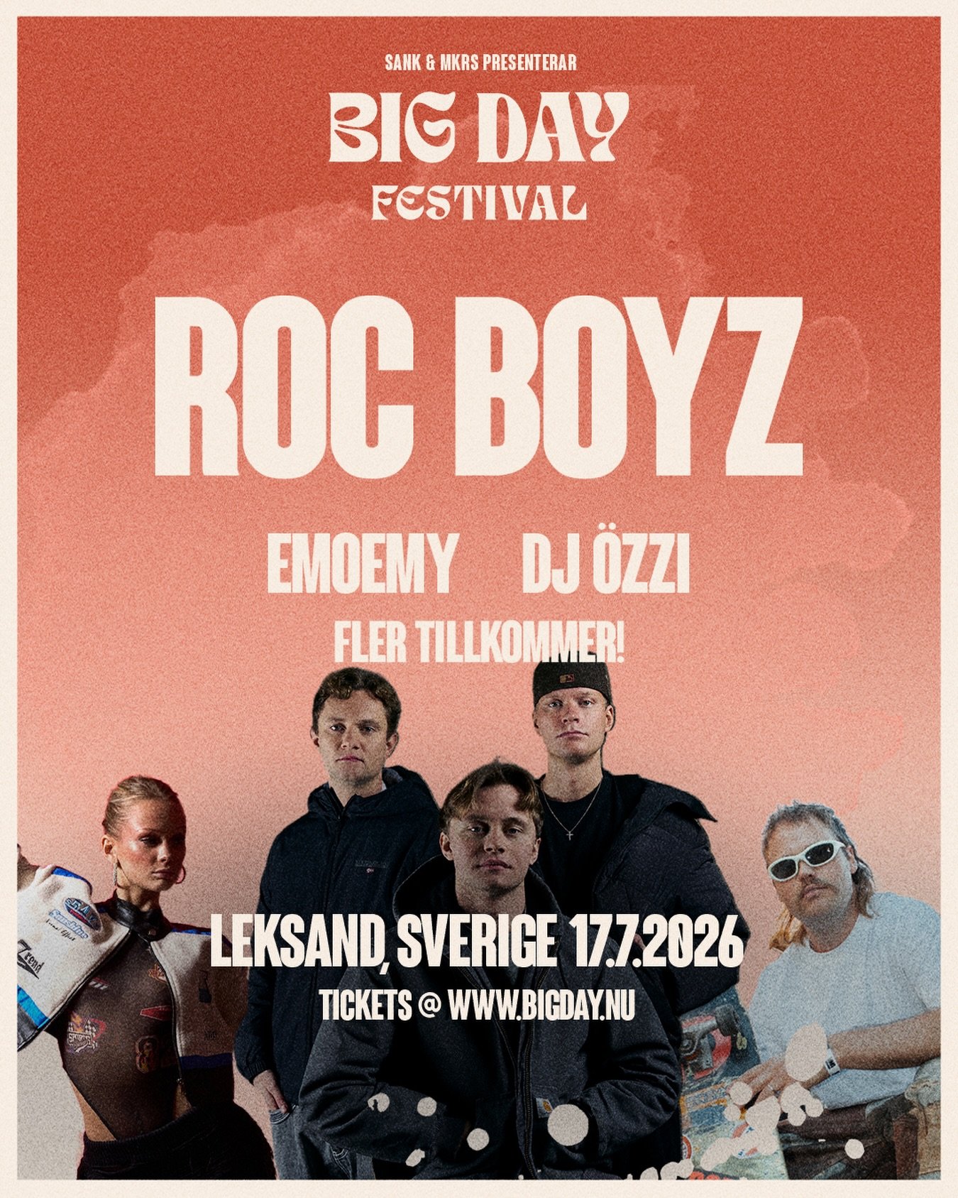 🎉 T&Auml;VLING &ndash; VINN BILJETTER + BACKSTAGE P&Aring; BIG DAY FESTIVAL 

Den 17 juli intar Big Day Festival Leksand!

Nu har du chansen att vinna festivalbiljetter + backstage access f&ouml;r att tr&auml;ffa din favoritartist!

S&aring; h&auml;