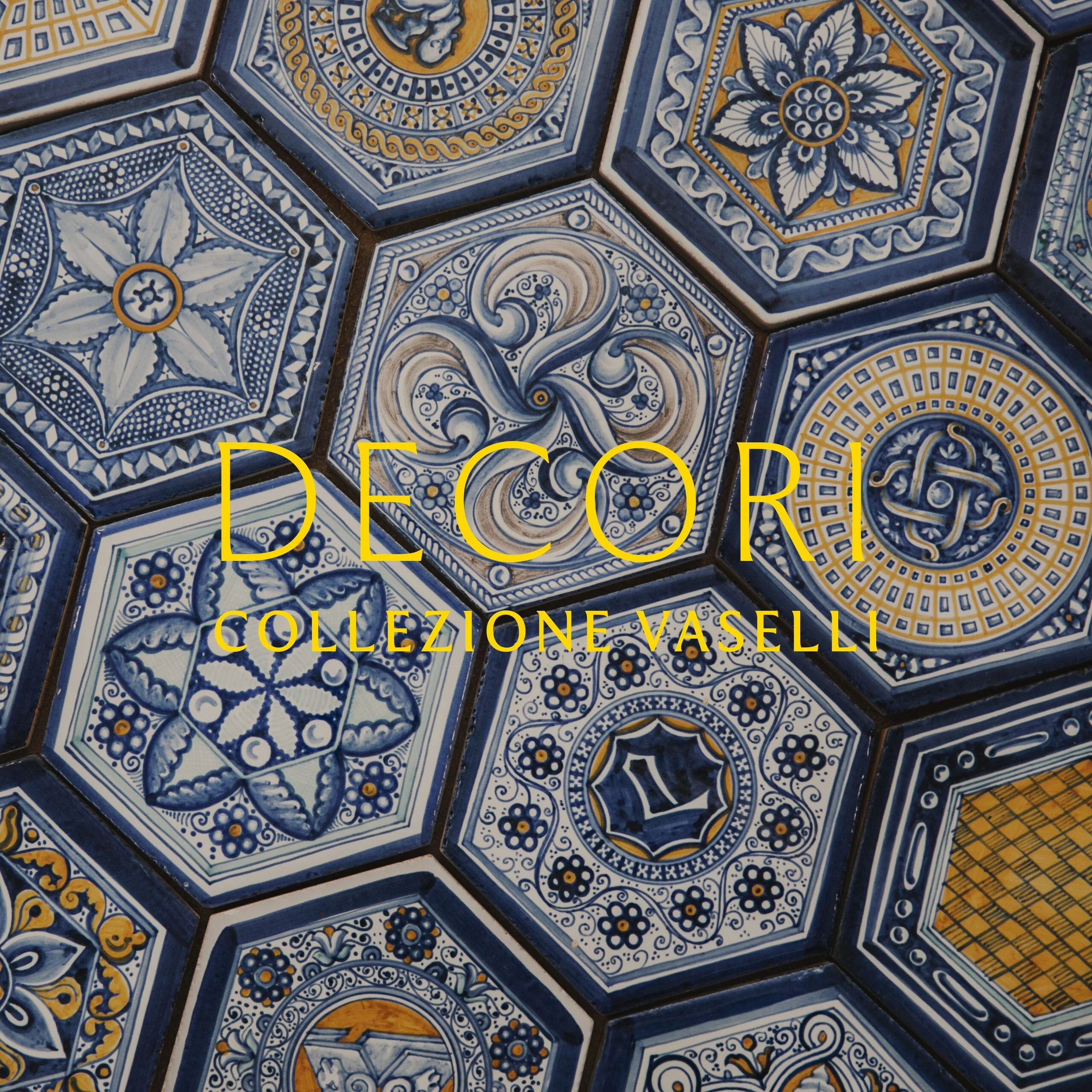 handpainted ceramic tile collection from ceramica di cava