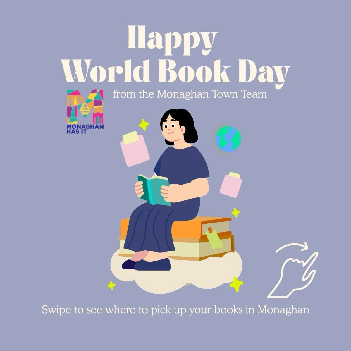 📚 Happy World Book Day from the Monaghan Town Team!

Swipe to see all the great places around Monaghan where you can pick up your next read. 💛✨

@monaghantownlibrary @easonflemings @easons_monaghan @flemingsofmonaghan @bookstationireland @monaghans
