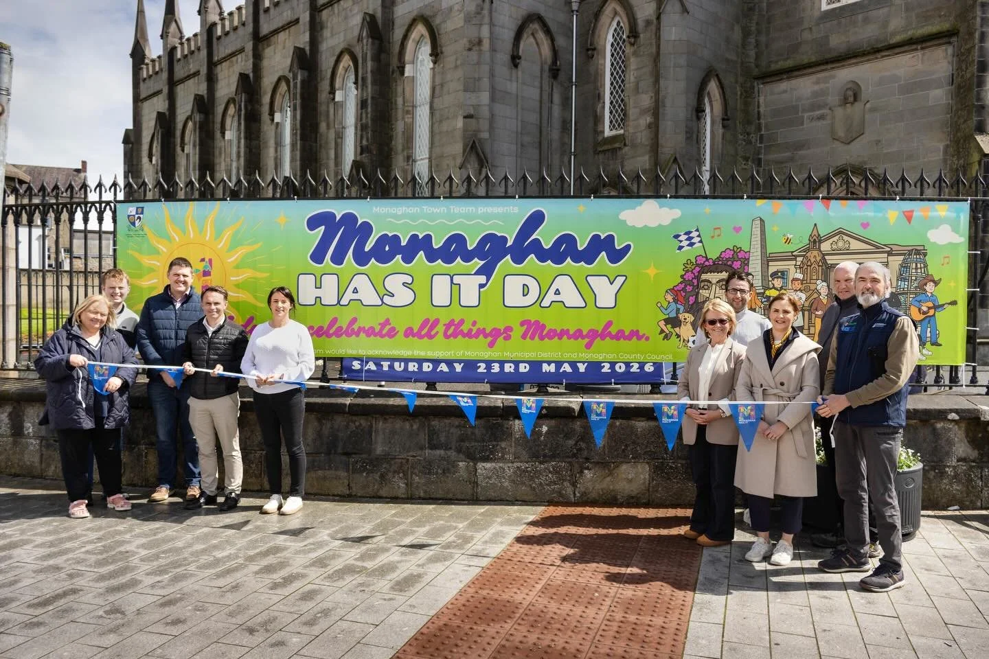 Official launch of Monaghan Has It Day 🚀 

We are so looking forward to celebrating all things Monaghan on Saturday 23rd May.

Thanks to all those who joined the Monaghan Town Team for our launch photo 📸 

Pictured L-R: Emer Brennan (Monaghan Town 