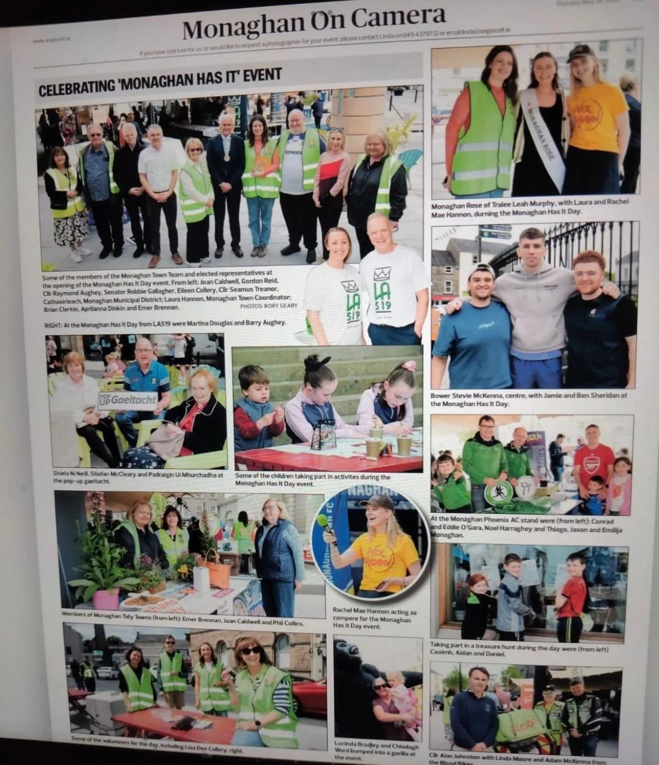 Monaghan Has It Day made the paper 😃🗞️ @angloceltnews