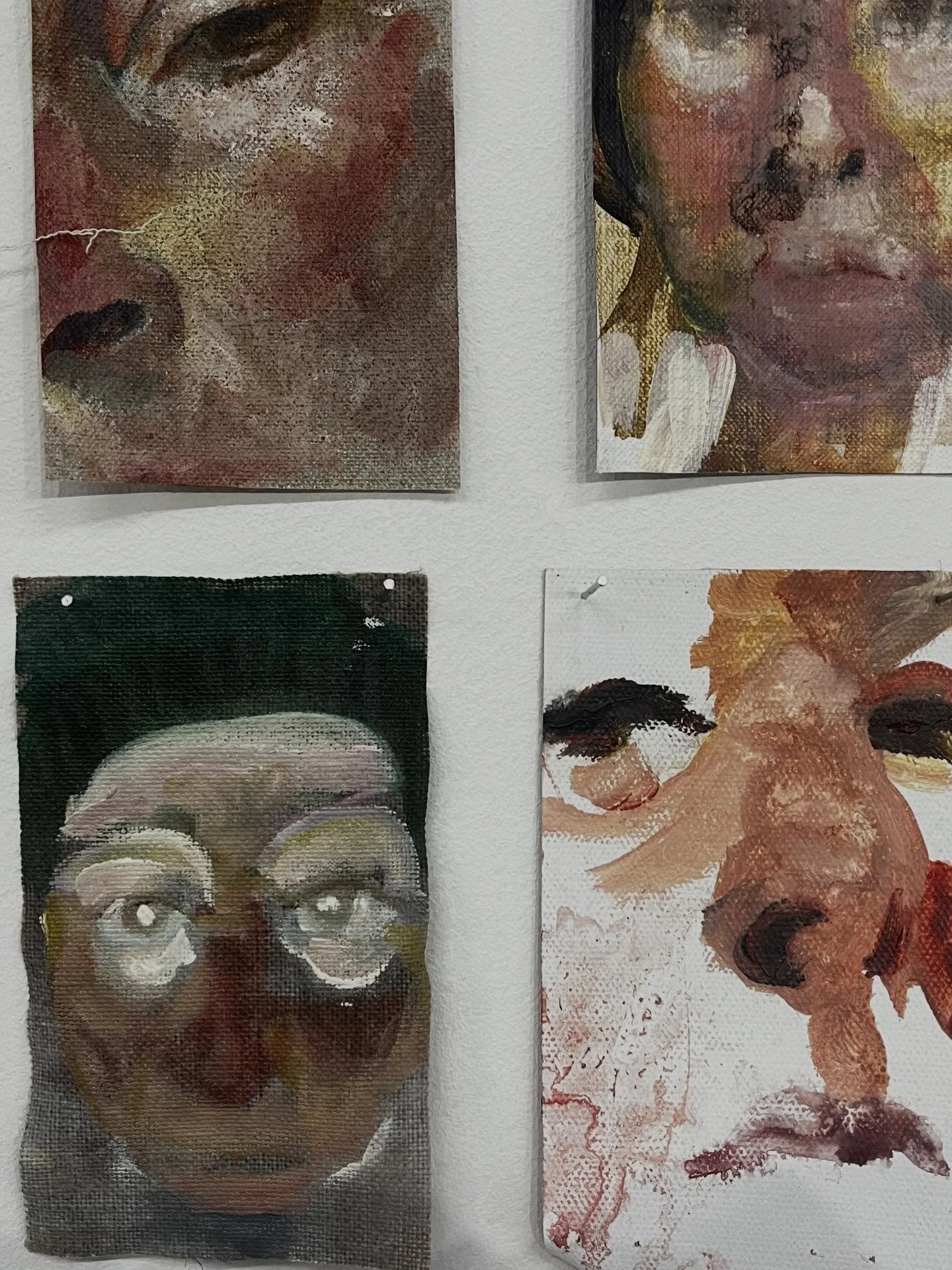 Wip #series#selfportraitpainting #contemporaryart #selportraitstudies #contemporarypaintings