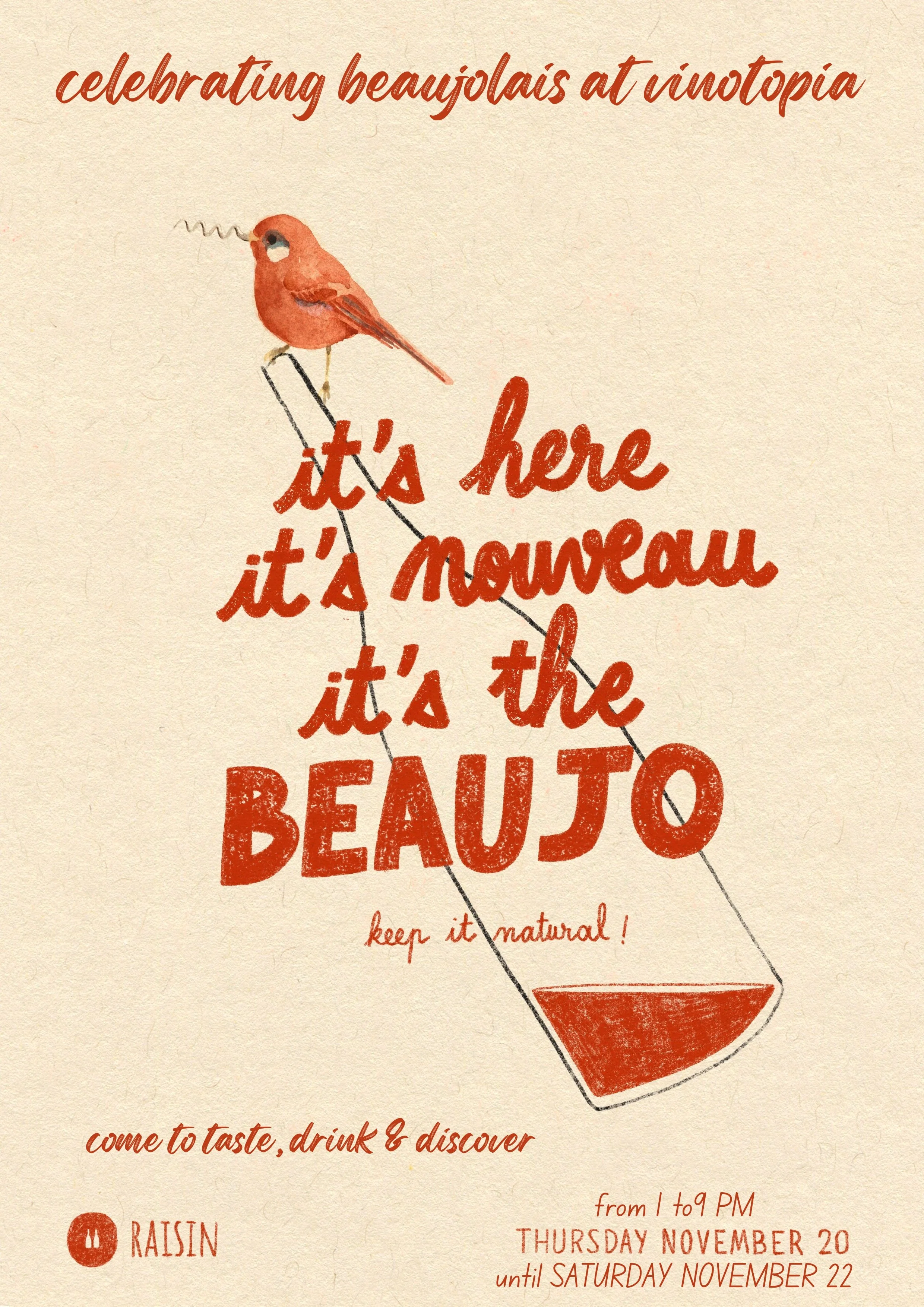 Beaujolais Nouveau & other wonders from Kéké Descombes - Charcuterie and Cheese pairings