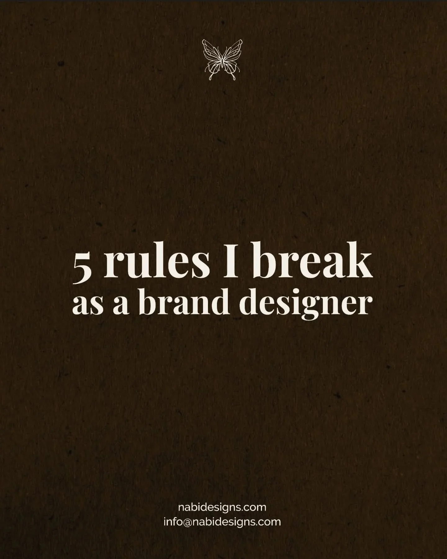 There&rsquo;s no one-size-fits-all in design. ✨
Over the years, I&rsquo;ve learned that the "traditional" rules don't always serve the unique magic of every brand. At Nabi Designs, I&rsquo;ve traded the standard checklist for a process that