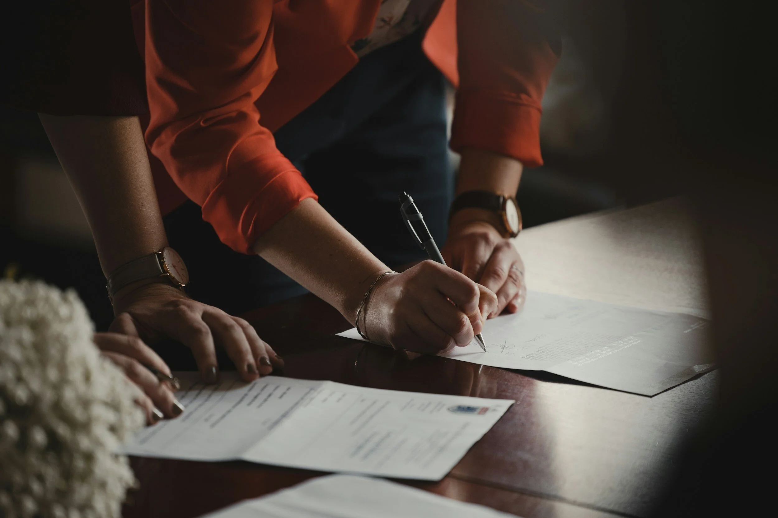 Export Documents being signed and approved