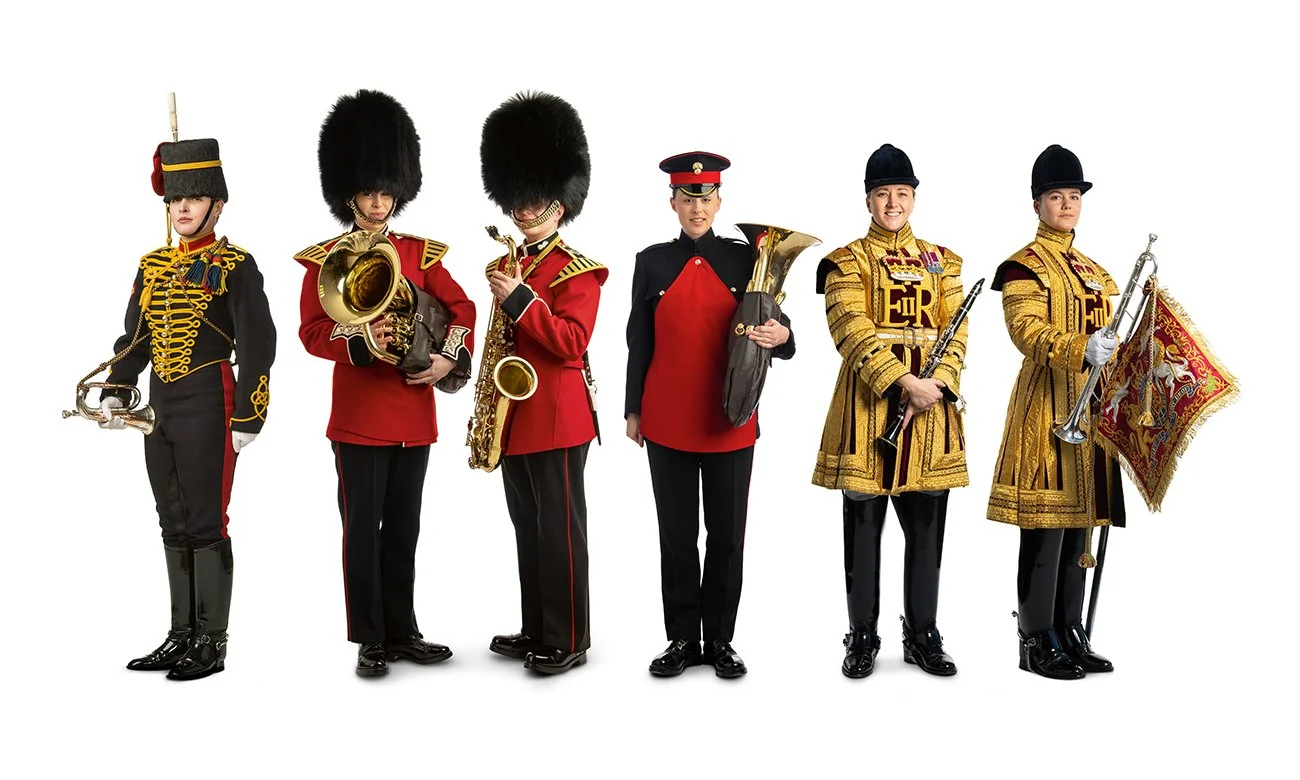 Female members of the Household Division regimental bands