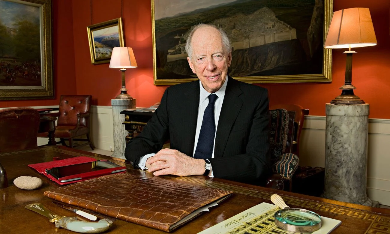 Lord Rothchild in his London office