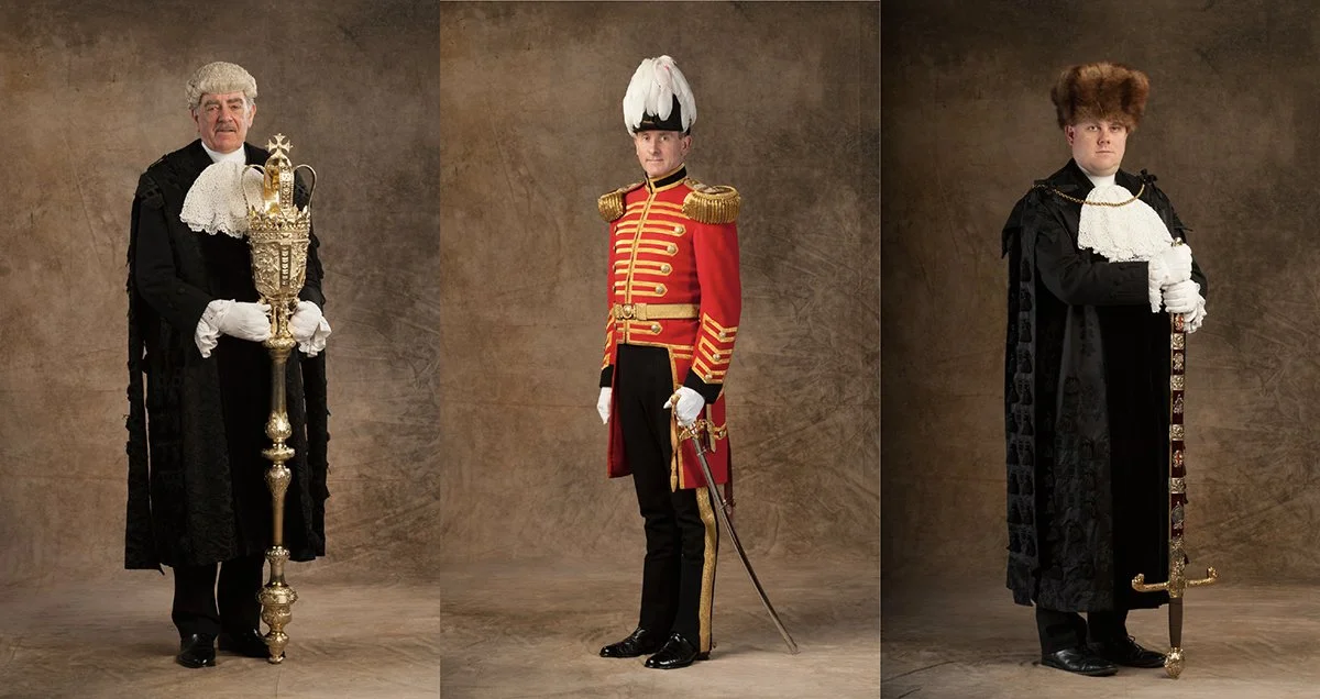 Three officials of the Lord Mayor of London