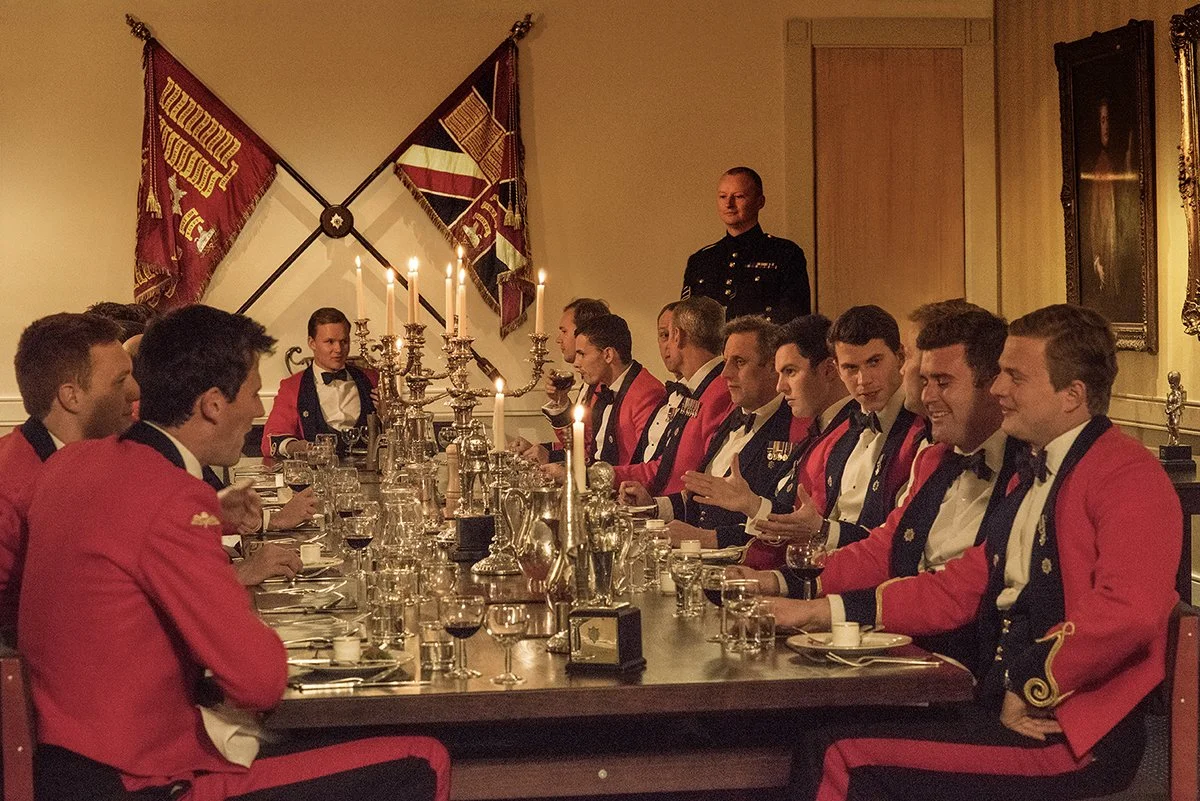 Coldstream Guards officers' dinner on the Thursday evening before the Troop