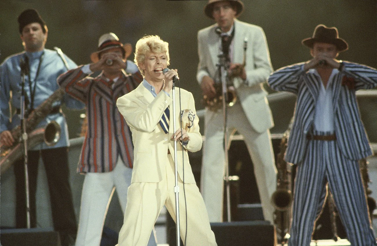 David Bowie - Milton Keynes  Bowl - Time Magazine  taken on 600mm from the back of the crowd