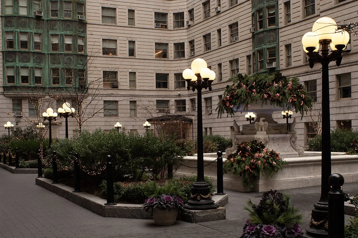 The Courtyard - a haven of peace away from the New York City traffic and bustle