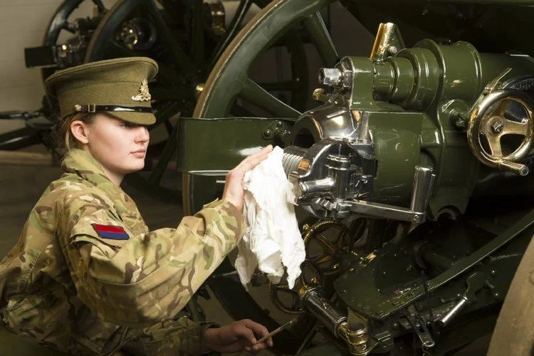 Gunner Leona Gainer  Royal Horse Artillery