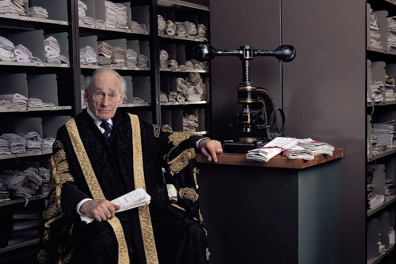 The Keeper of the Signet, Lord Queensbury, in the Edinburgh Law Courts