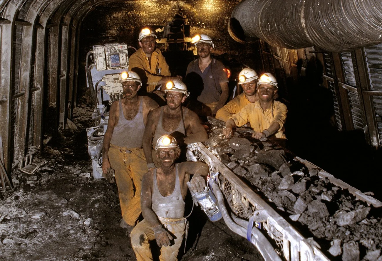 Nottingham miners at the coal face for Castrol Specialty Oils, 