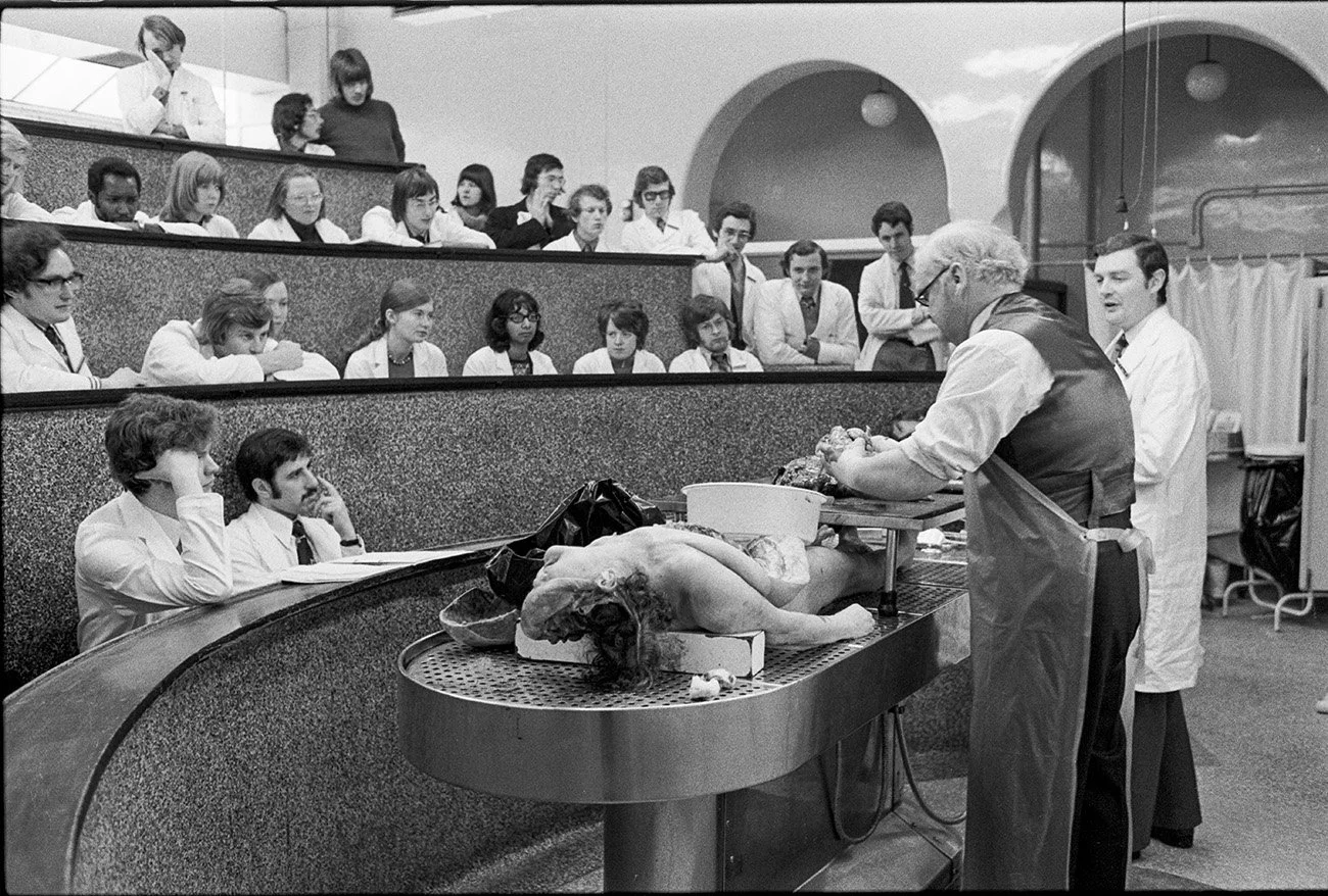 Medical school post mortem lecture. 