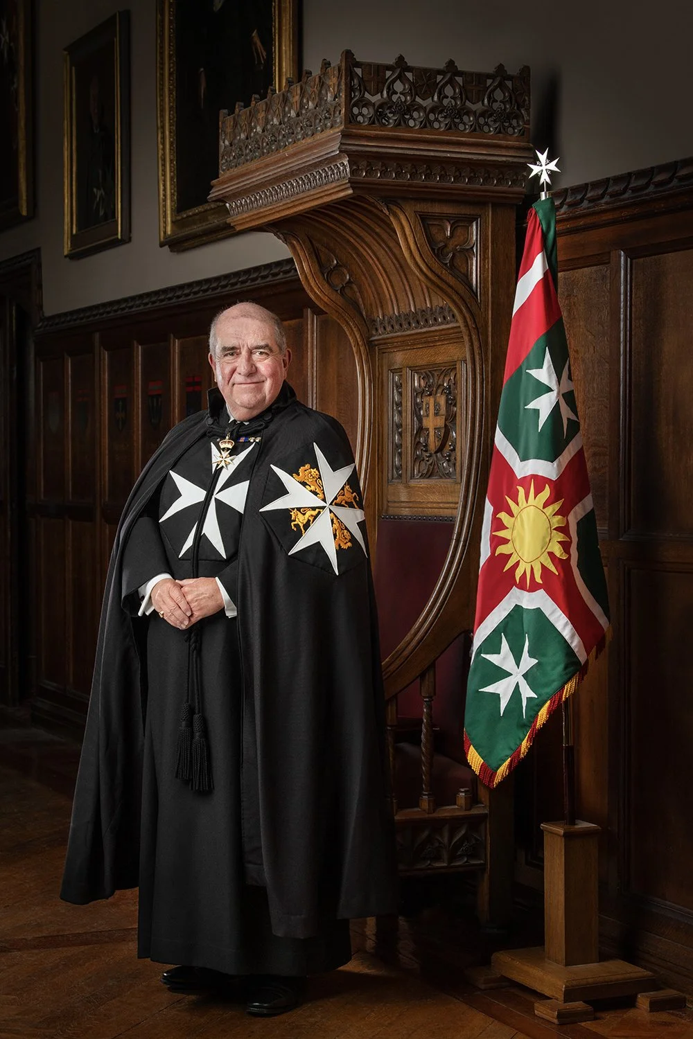 The Grand Prior of the Order of St John
Sir Mark Compton