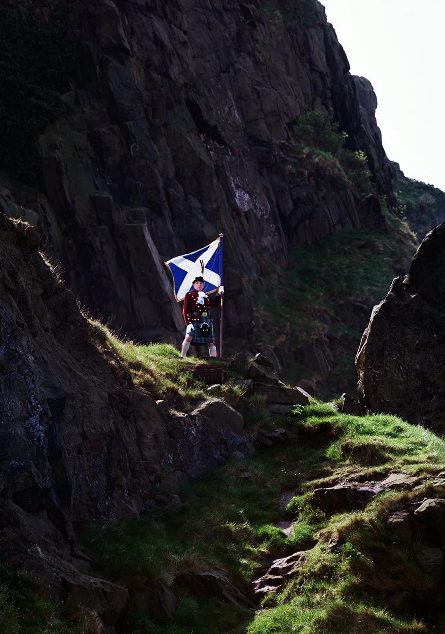 The Hereditary Bearer of the National Flag of Scotland. Lord Lauderdale. 
