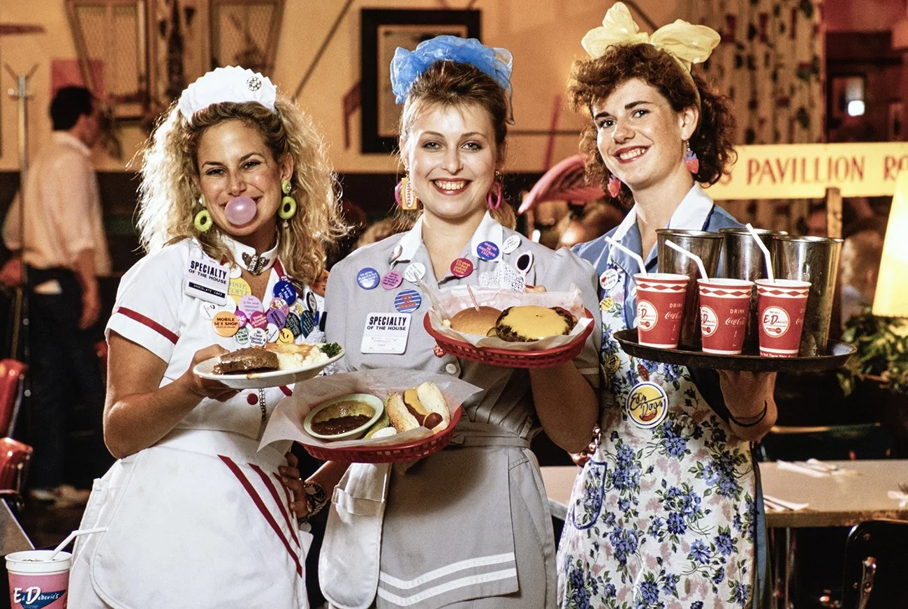 Waitresses in Ed Bebevics Restaurant in Chicago