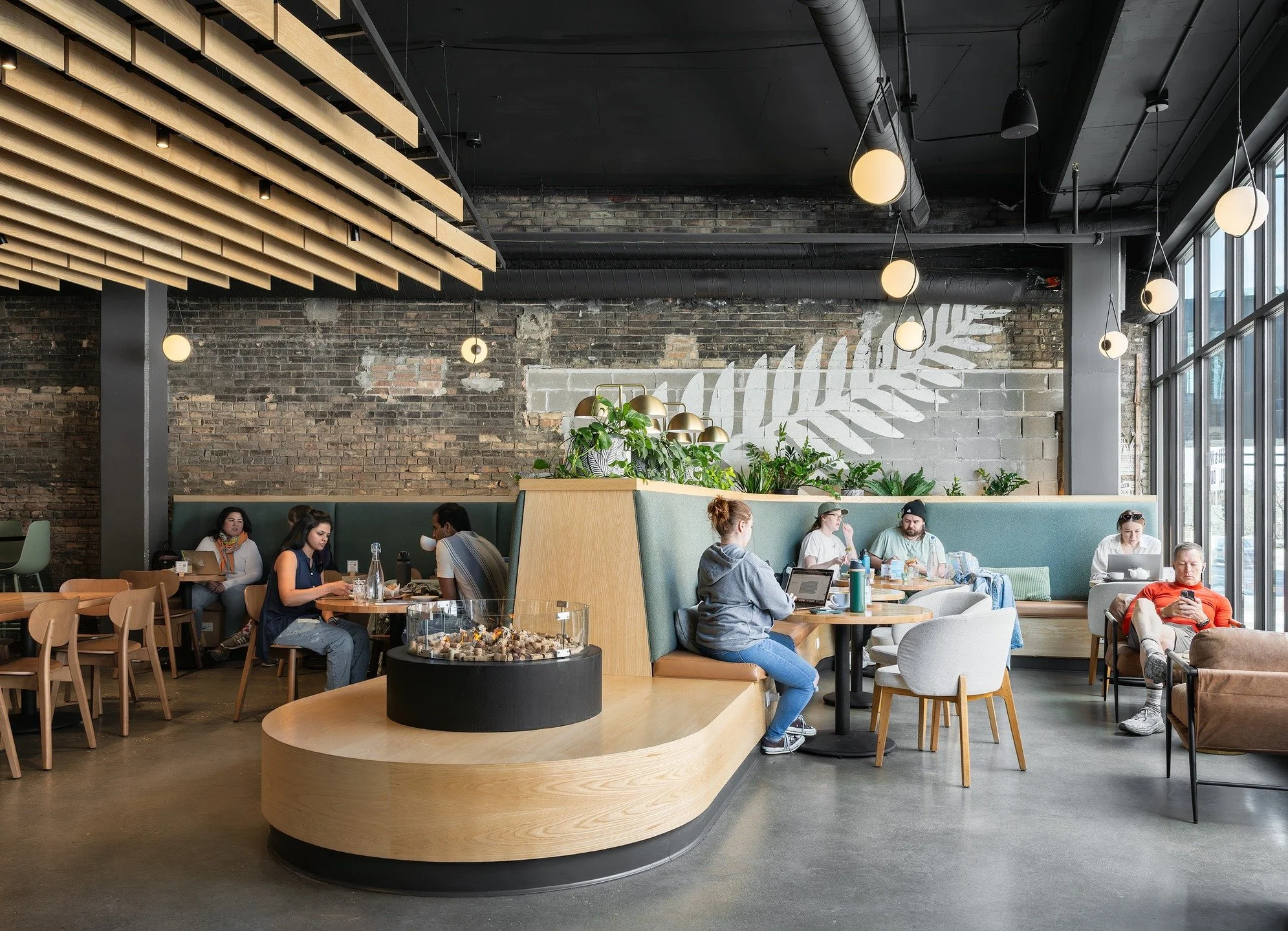 We are still not over this fun shop found in NE Minneapolis! 

Grab a book and some coffee and cozy up at @silverfernmpls this fall.
 
Architect @roehrschmitt 
Construction @missionconst 
Photography @vondelinde