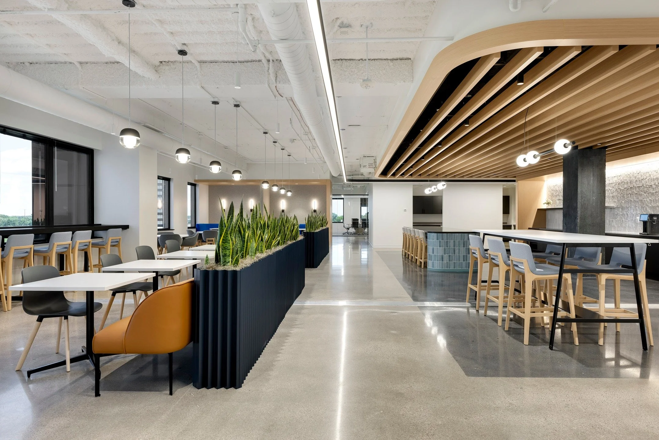 29,000 SF of perfection for @northmarq! We packed this project with details.

Project Highlights:

&bull; Beautiful, custom millwork at every turn

&bull; A stunning breakroom perfect for collaboration (and coffee!)

&bull; Unique light fixtures

&bu