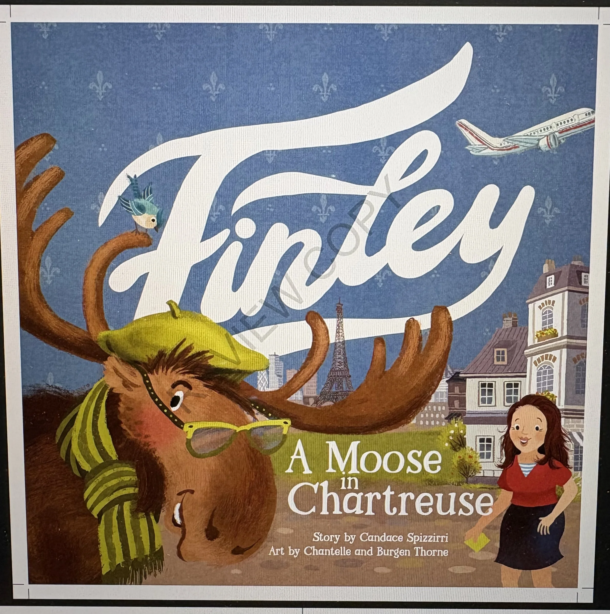 Finley a Moose in Chartreuse is Magnifique