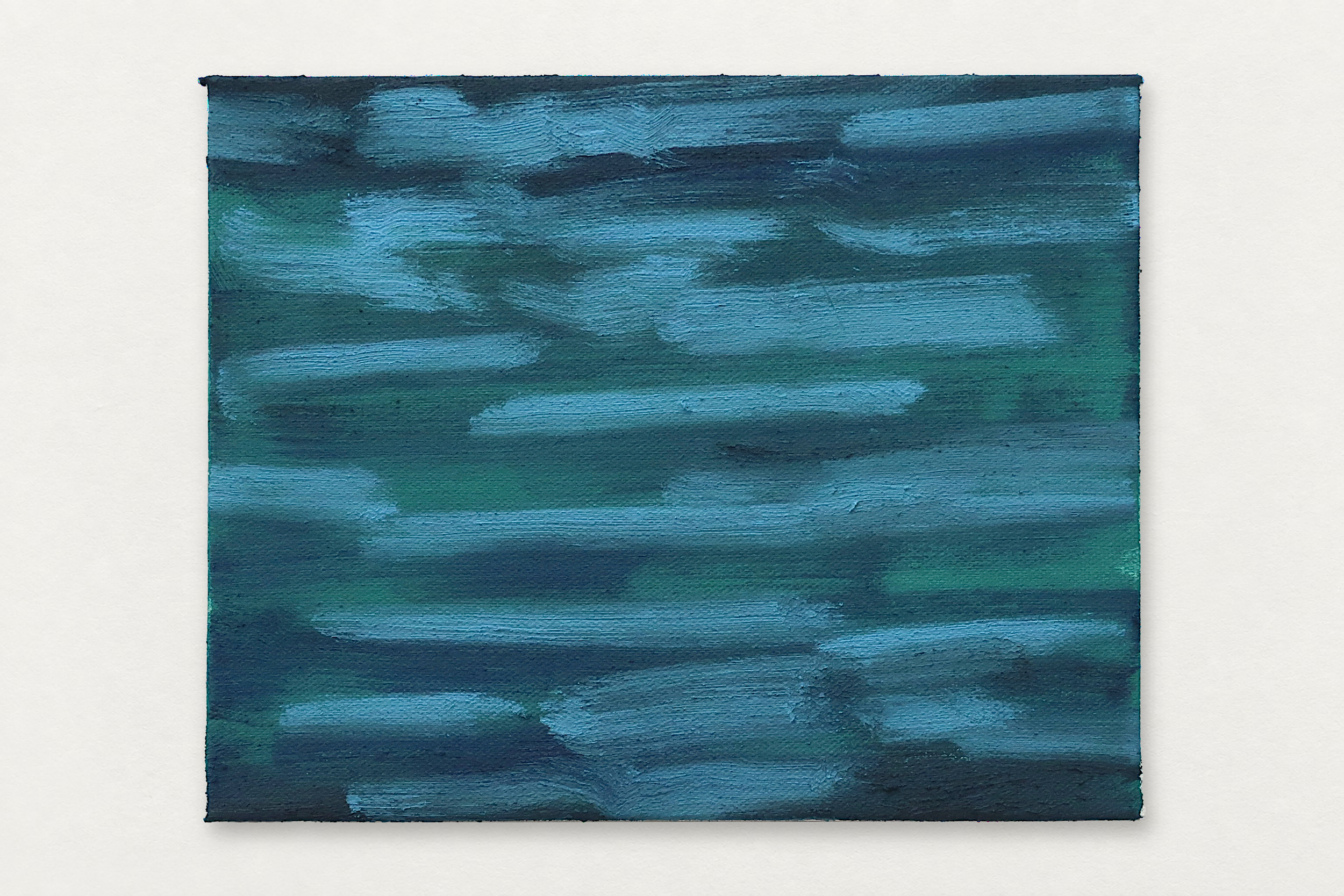 Richard Kooyman
  The Big Lake , 2025
   Oil on canvas
  8 by 10 inches
  $850  