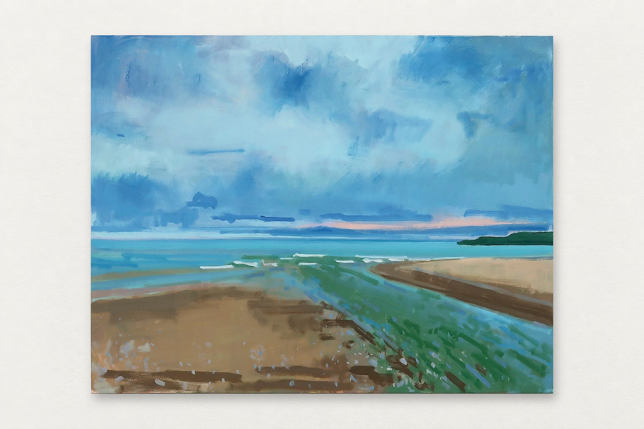 Richard Kooyman
  Watervale Outlet , 2025
   Oil on canvas
  40 by 52 inches
  $8000  