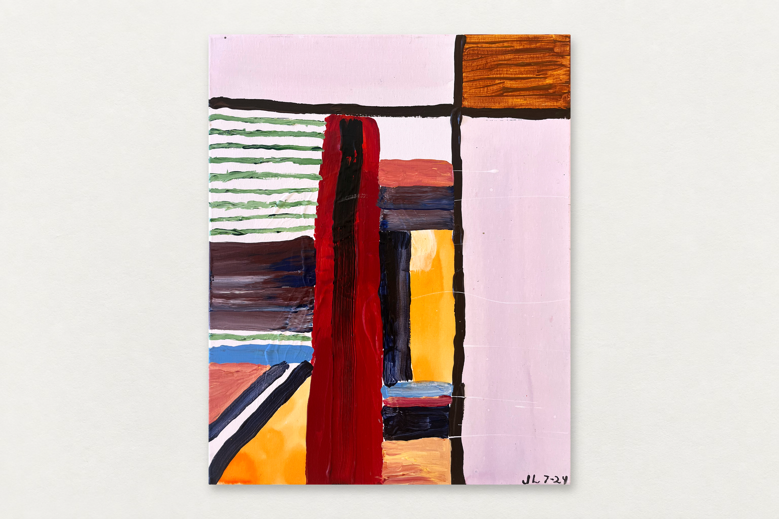 Jim Levy
  B20724 
   Acrylic on canvas
  20 by 16 inches
  $250  