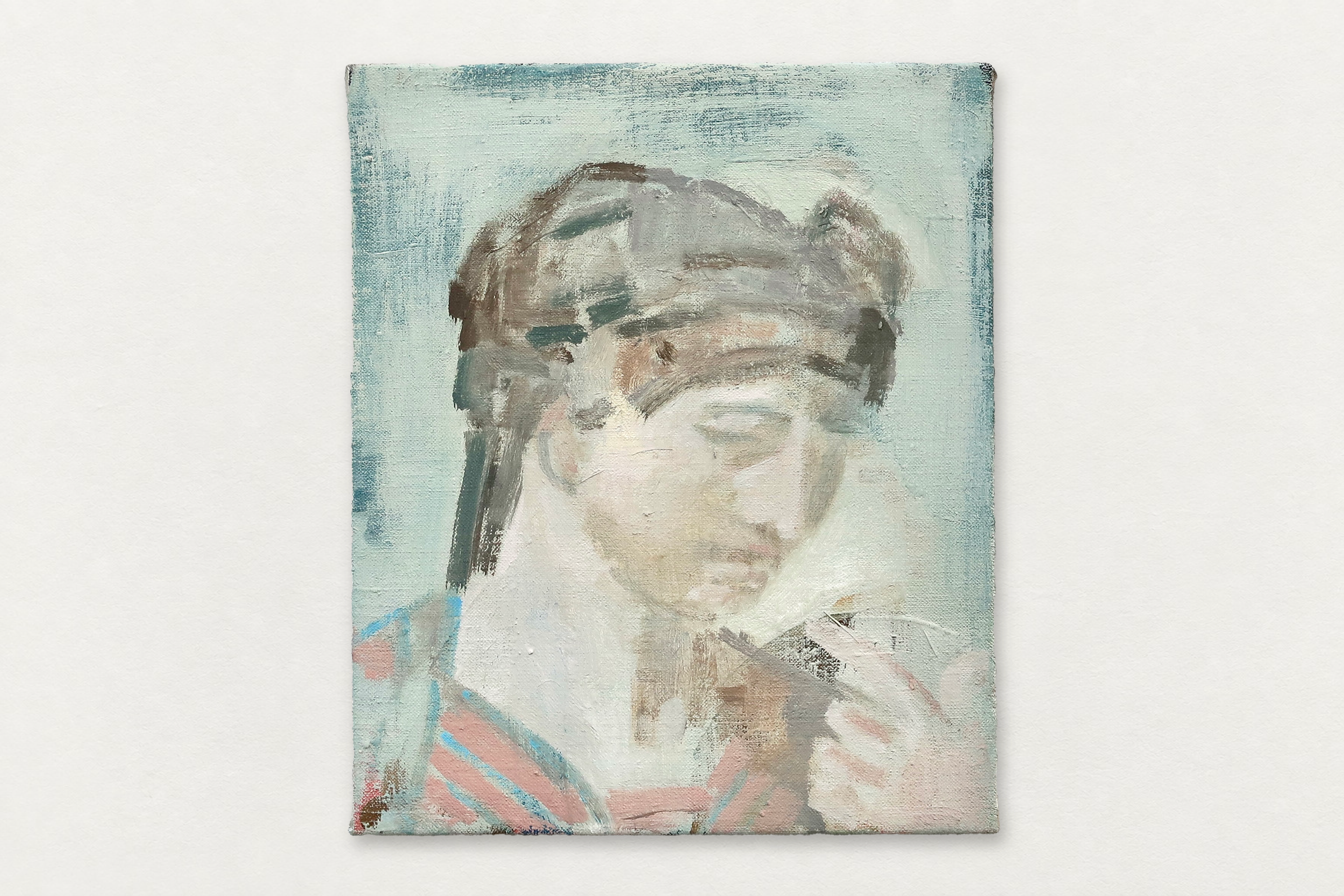 Richard Kooyman
  Roman Woman , 2025
   Oil on canvas
  12 by 10 inches
  $1000  