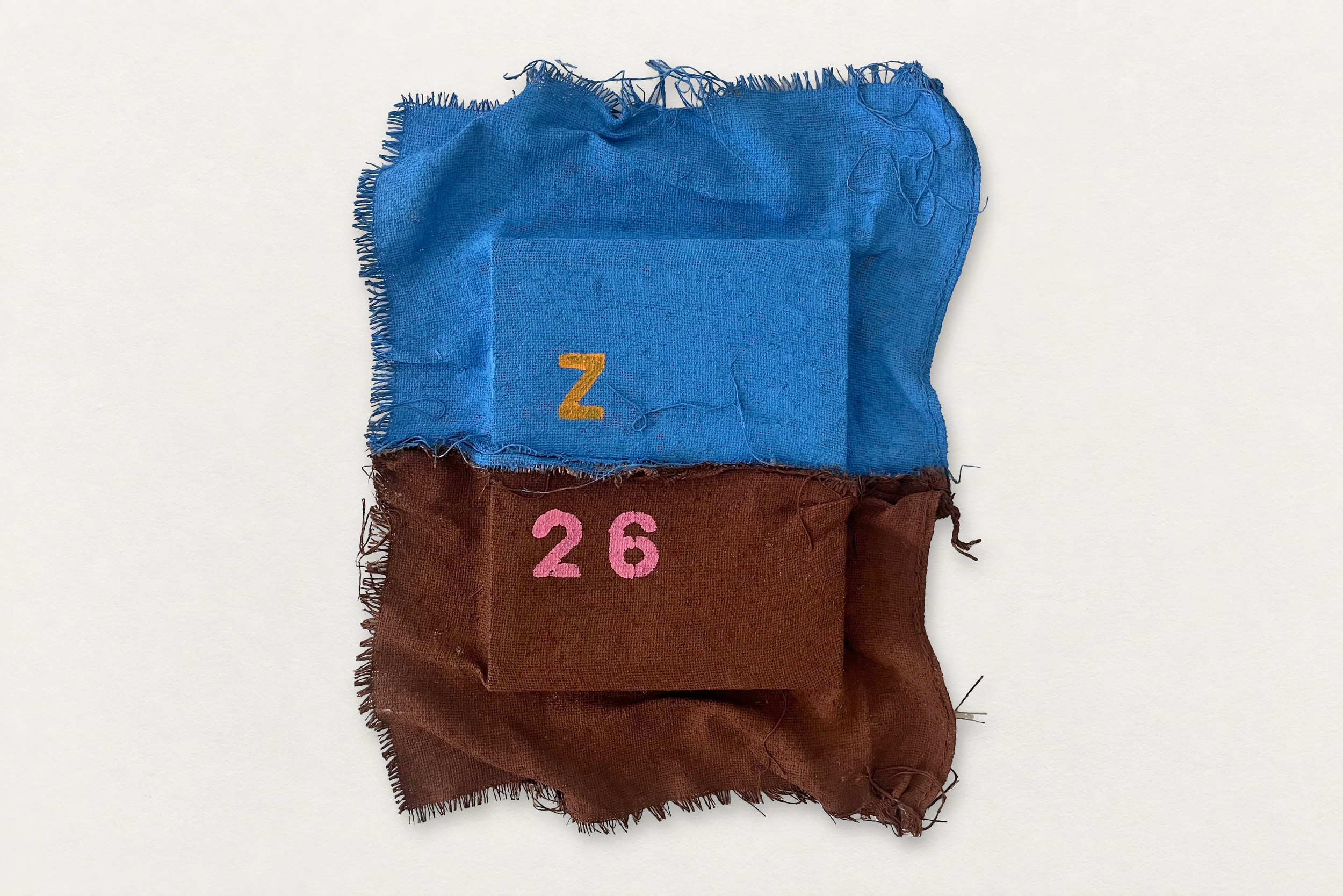 Jesse Hickman
  Z26 , 2025
   Paint on Burlap
  25 by 20 inches
  $800  