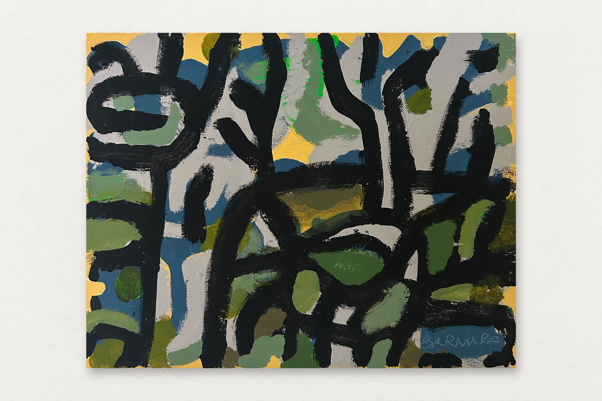 Jamey Barnard
  Above the Lake , 2024
   Flashe on canvas
  11 by 14 inches
  $1200  