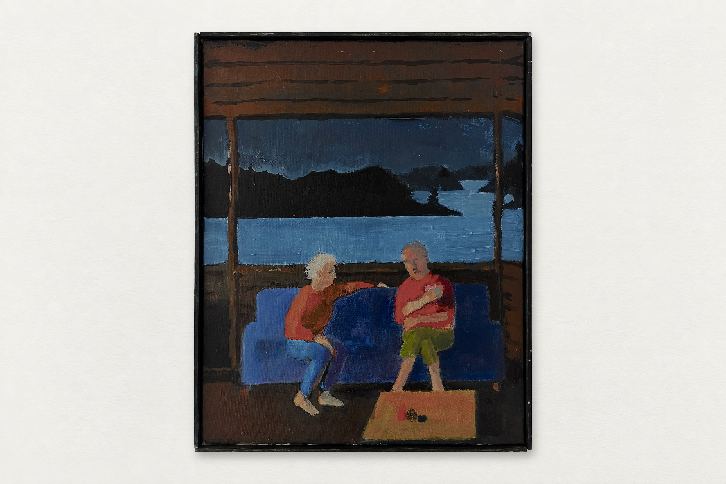 Sarah Innes
  Summer Evening 
   Oil on canvas in artist's frame
  20 by 16 inches
  $1200  