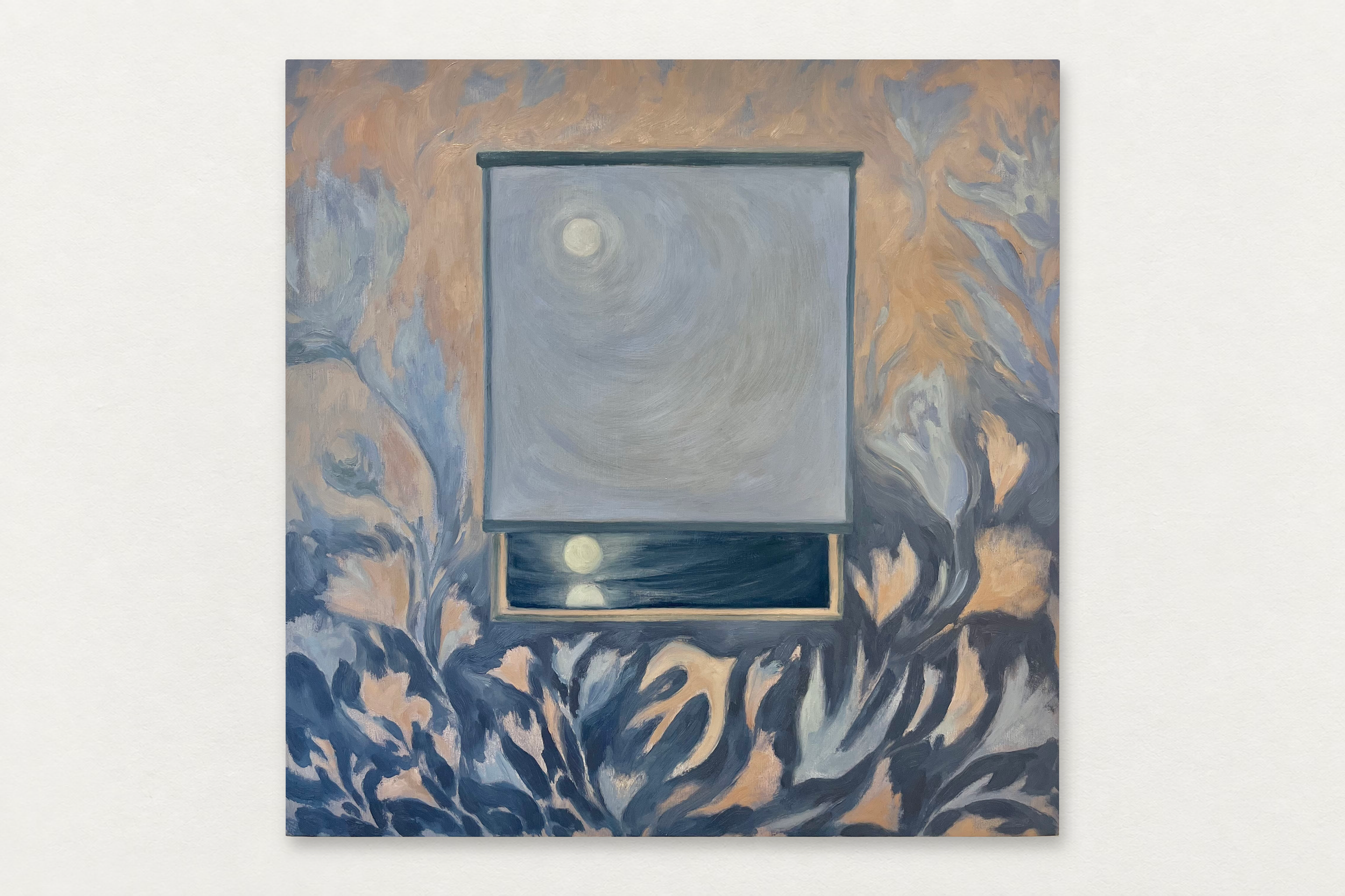 Alyssa Smith
  Moon Dream , 2024
   Oil on panel
  20 by 20 inches
  $1650  