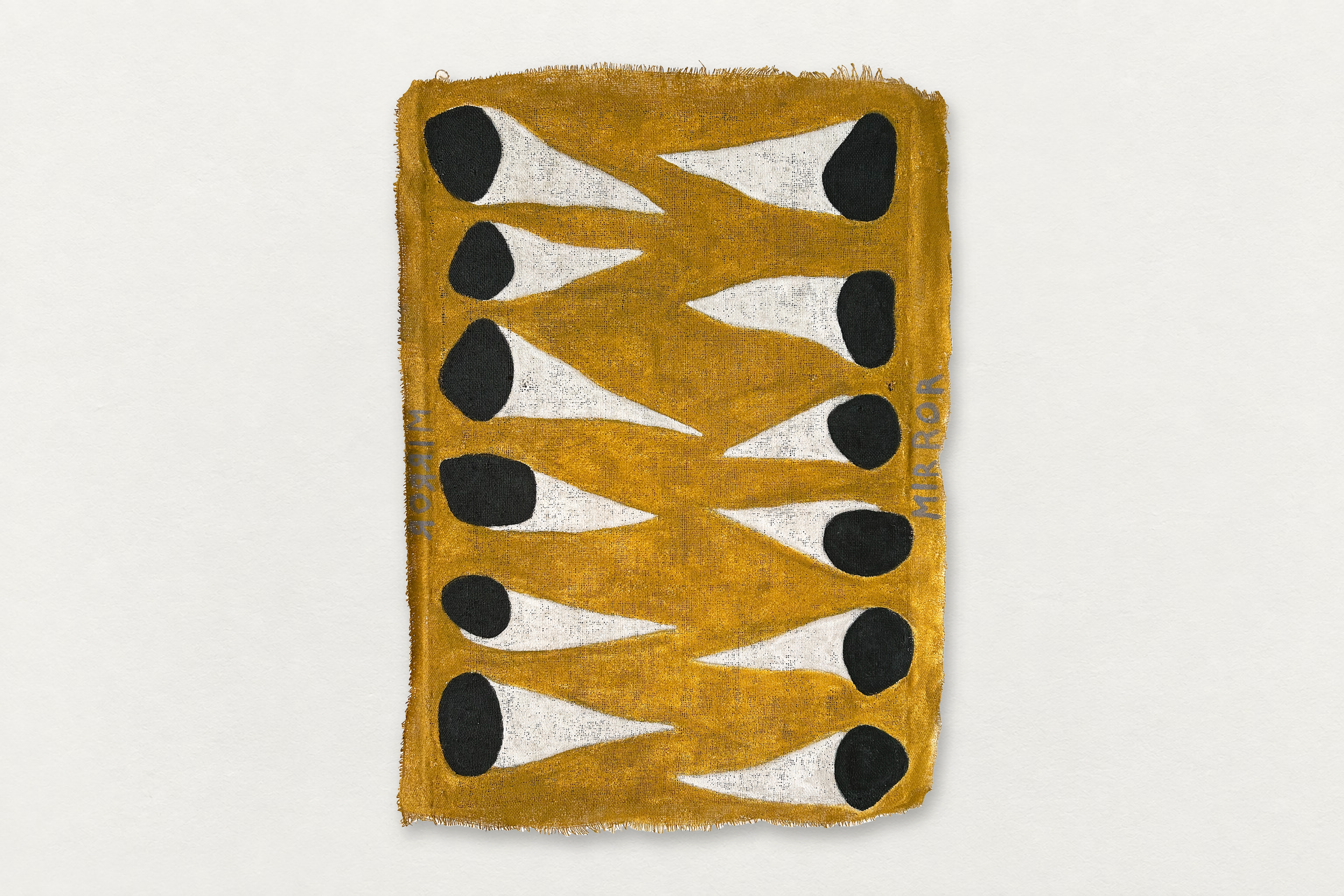Jesse Hickman
  On the Wall , 2026
   Paint on Burlap
  40 by 55 inches
  $2800  