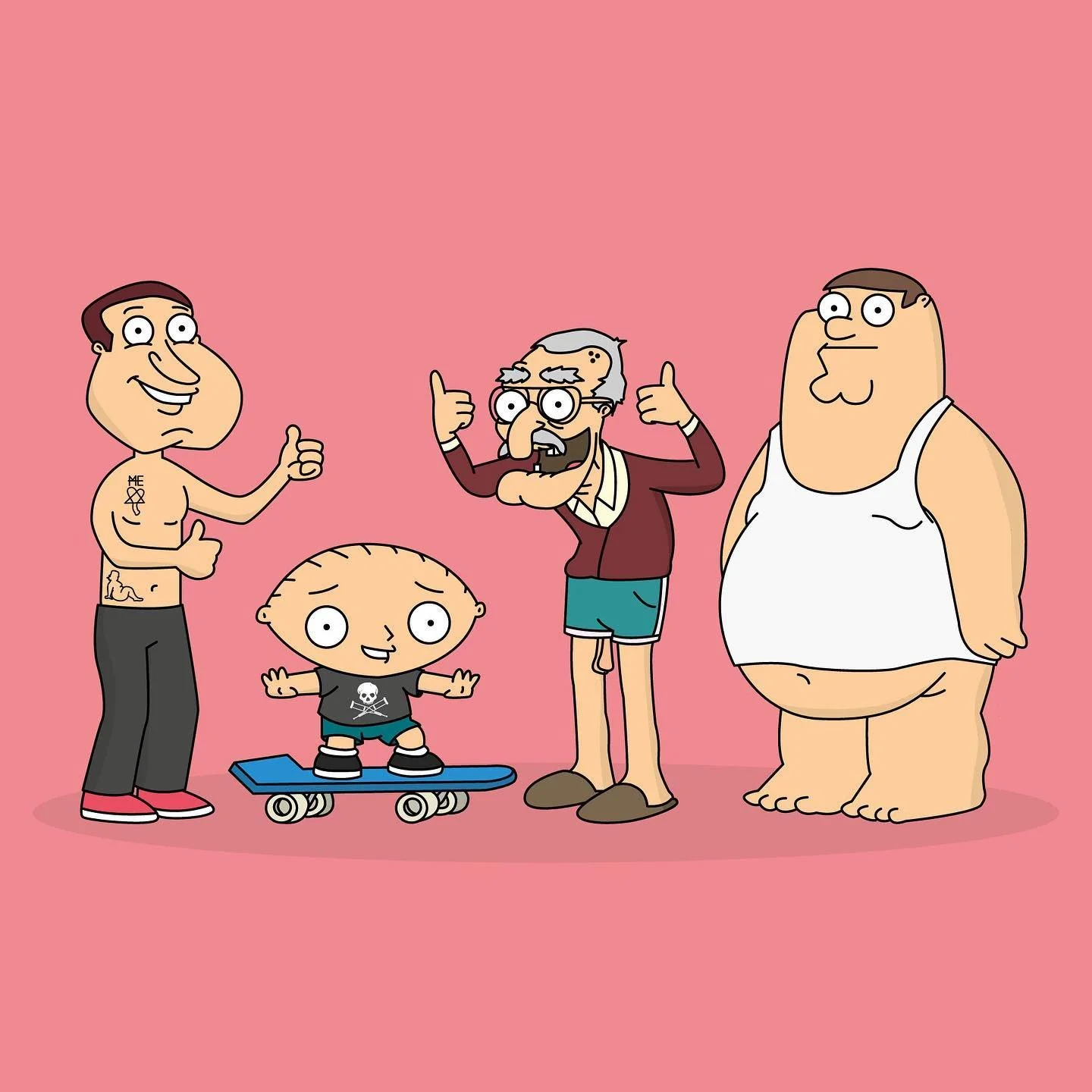 Jackass X Family Guy ☠️
&bull;
Who&rsquo;s seen Jackass Forever? 🤕