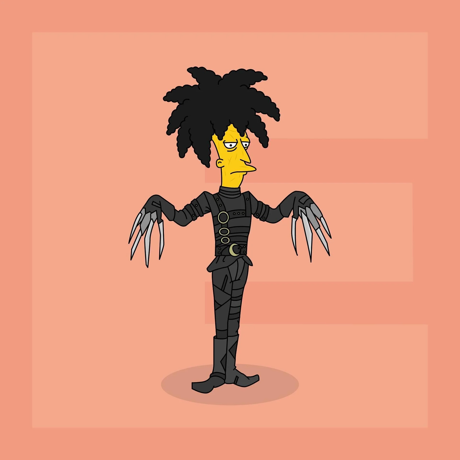 E is for Edward Scissorhands ✂️
&bull;
F is next&hellip; who should I do?!