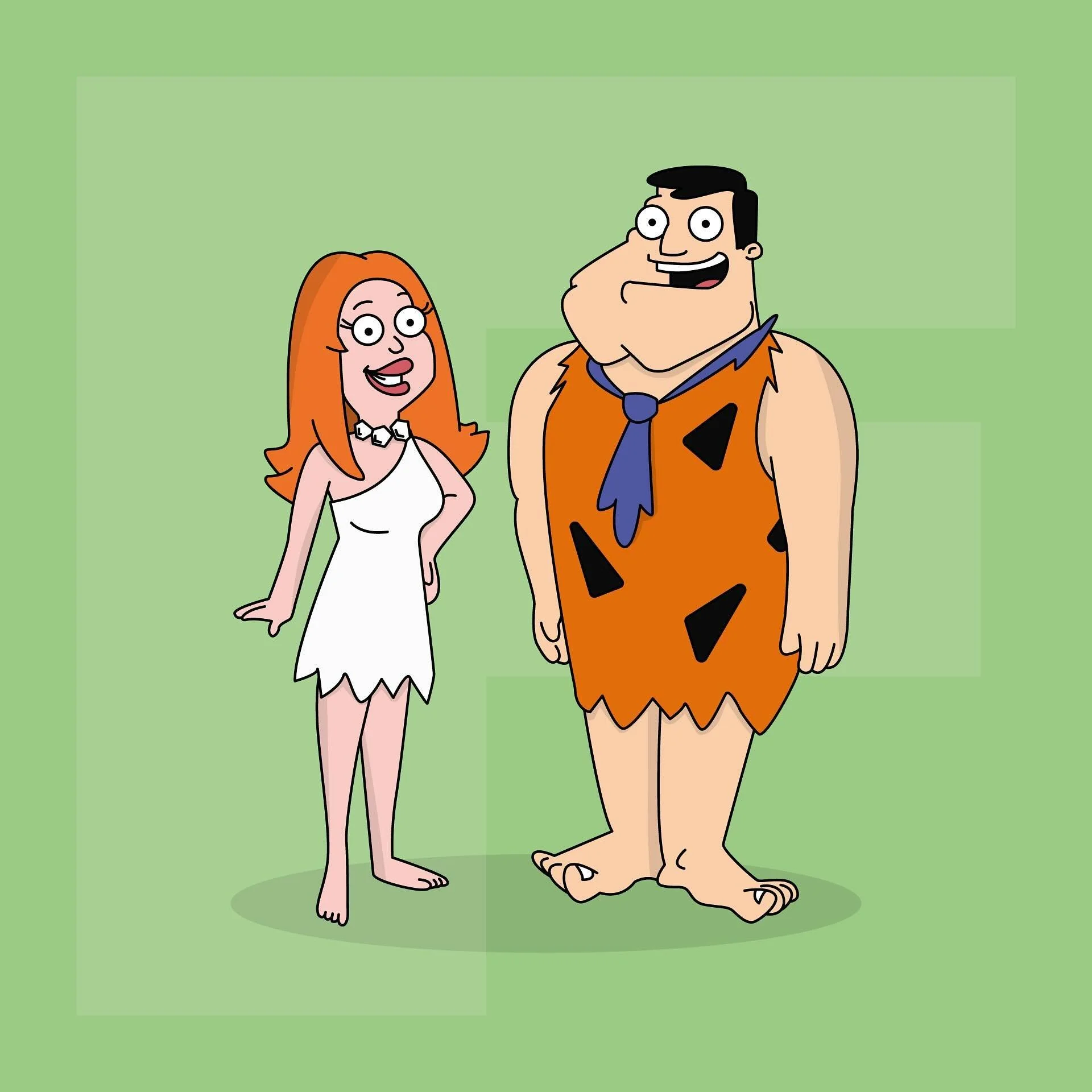 F is for Flintstones 🦕
&bull;
Churning these out at the moment but I&rsquo;m loving it! Any suggestions for G? 👊🏼