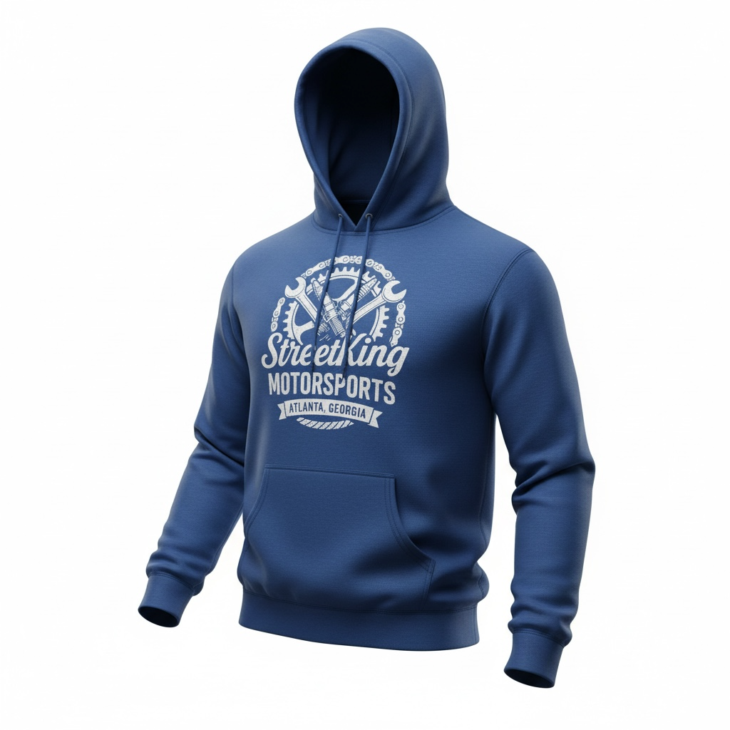 SK Chain & Sprocket Hoodie (Royal/White)
