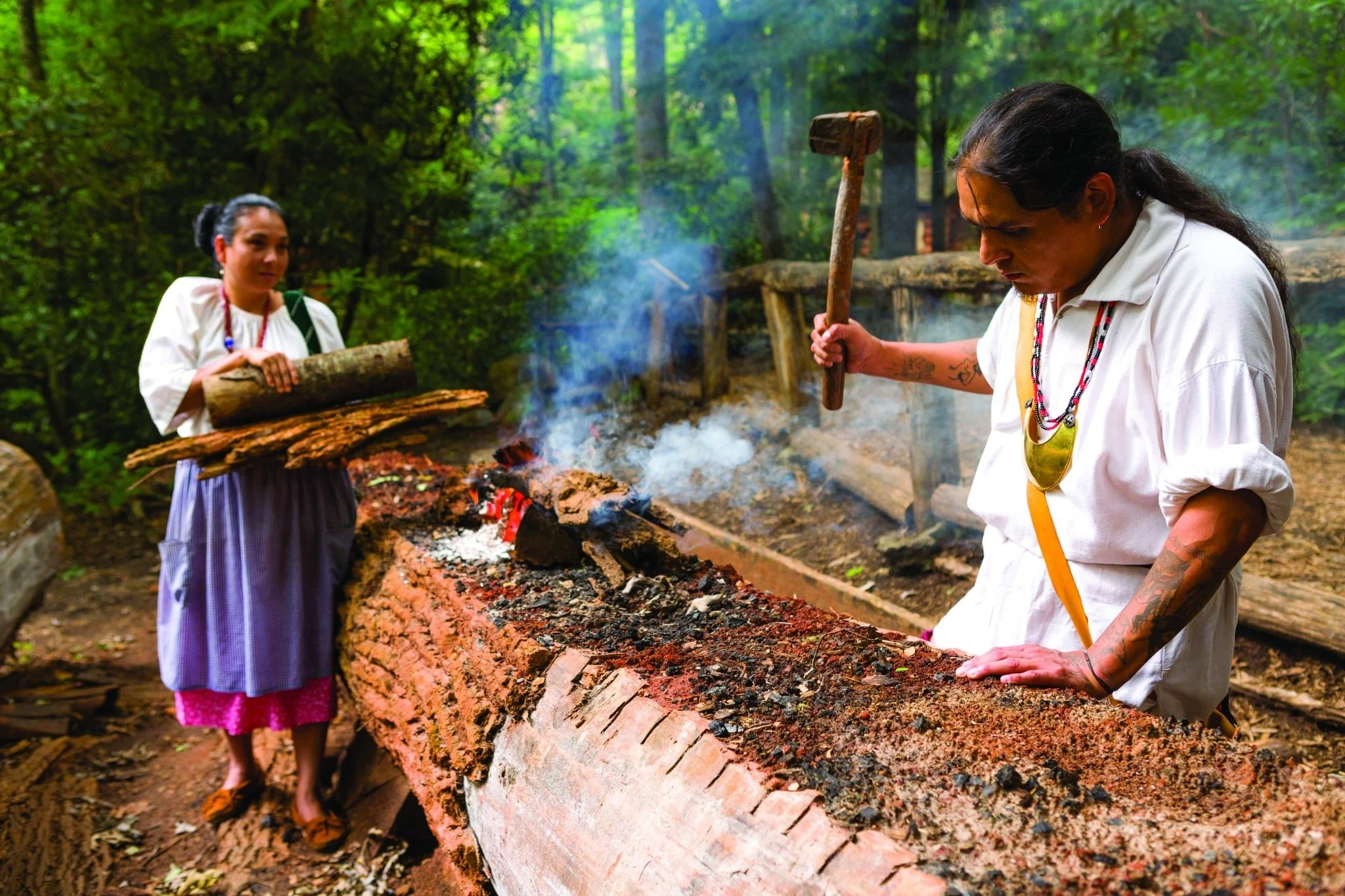 OCONALUFTEE INDIAN VILLAGE in Cherokee, NC