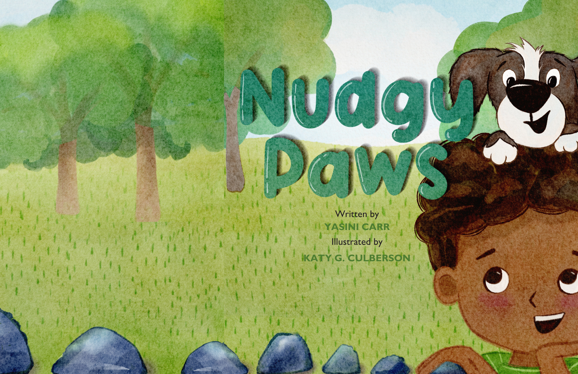 Nudgy Paws - Digital (17" x 11")