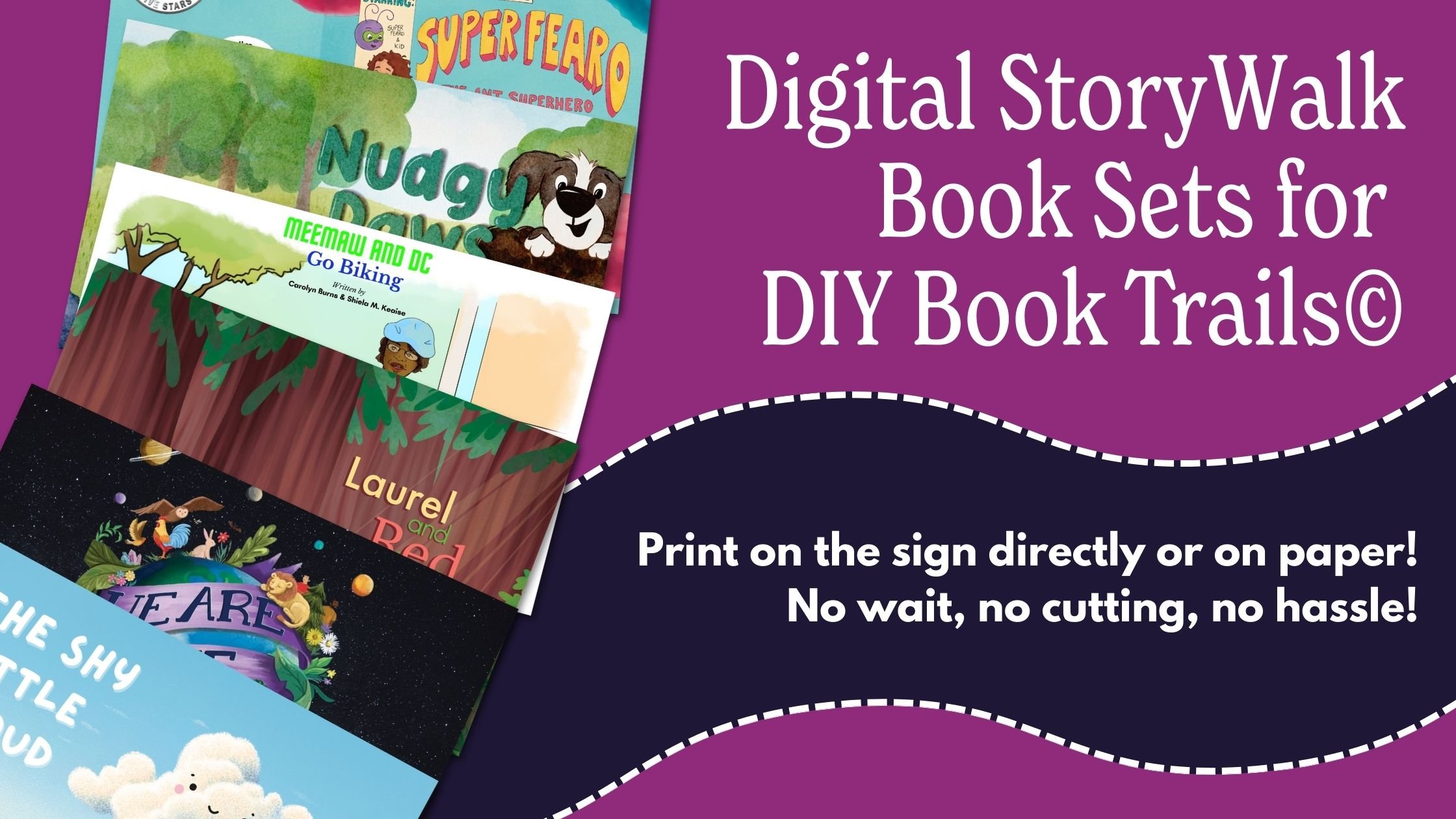 DIY StoryWalks Made Easy with Digital StoryWalk Book Sets — Read & Walk