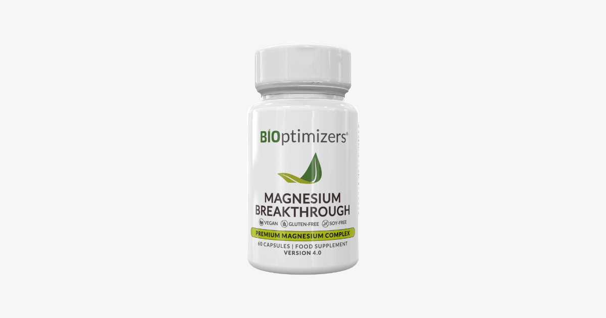 BIOptimizers Magnesium Breakthrough Supplement: 60 Capsules