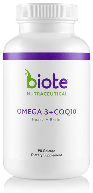 BioTE® OMEGA 3 + CoQ10: 90 Gelcaps